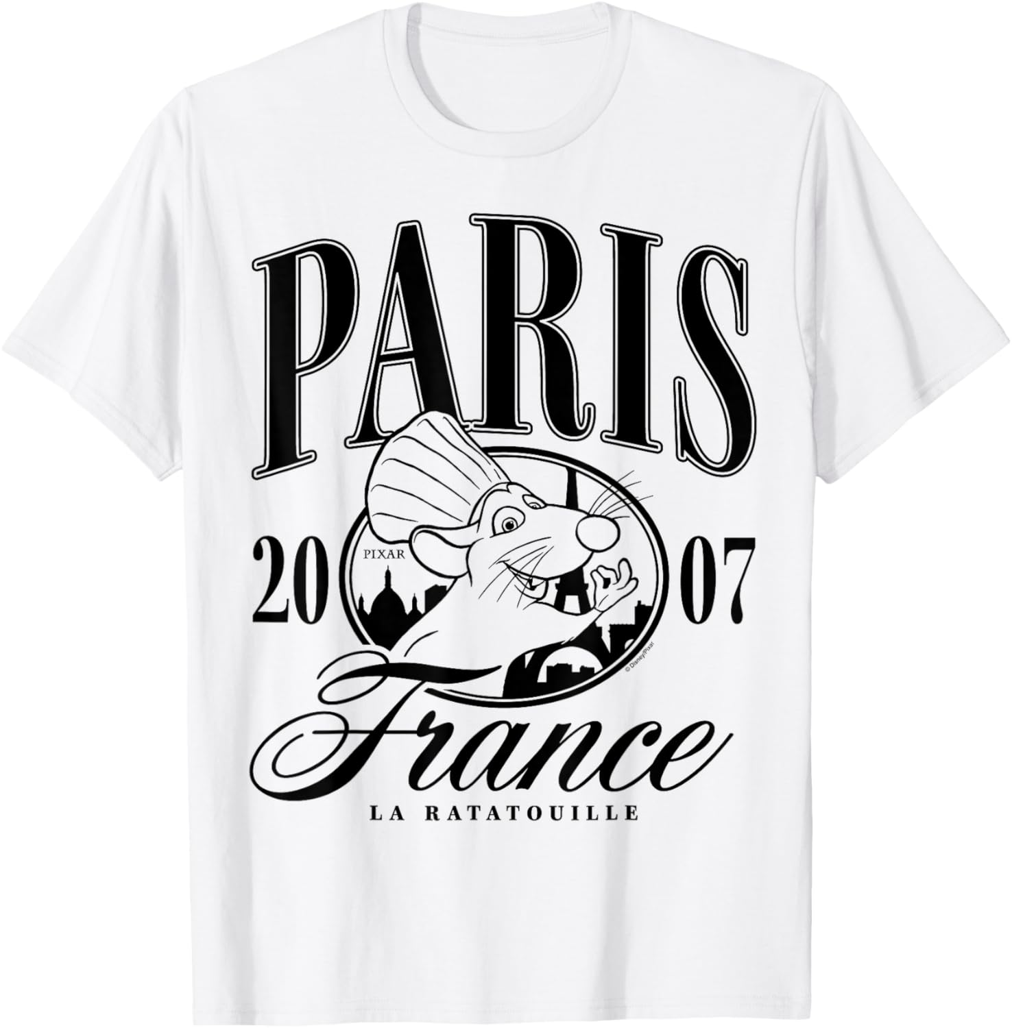Ratatouille Paris Collegiate T-Shirt for Stylish Movie Fans - 2