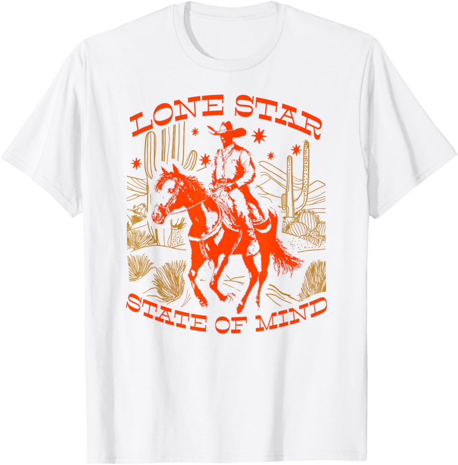 Ripple Junction Lone Star State of Mind Western Graphic Tee for Men - 3