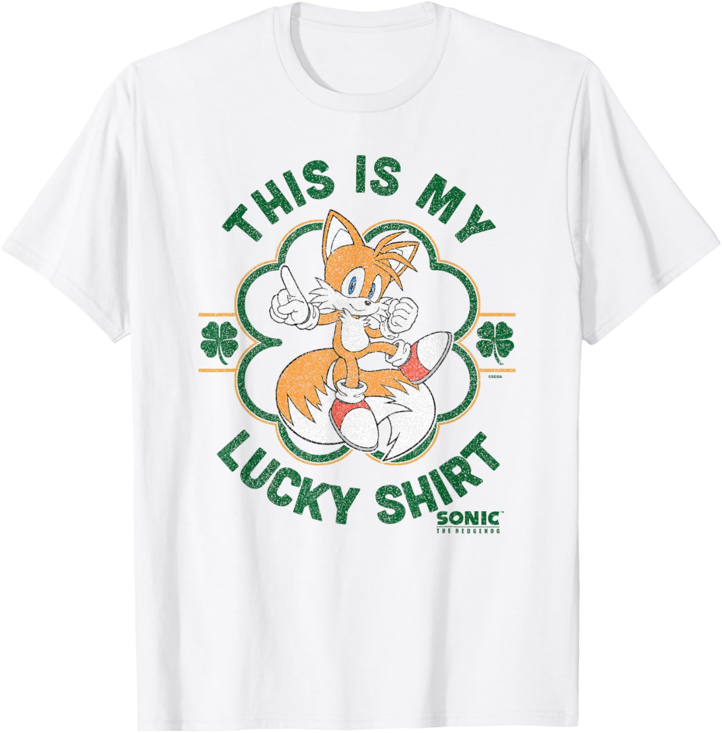 Sonic The Hedgehog St. Patrick's Day Lucky Shirt for Fun Celebrations - 6