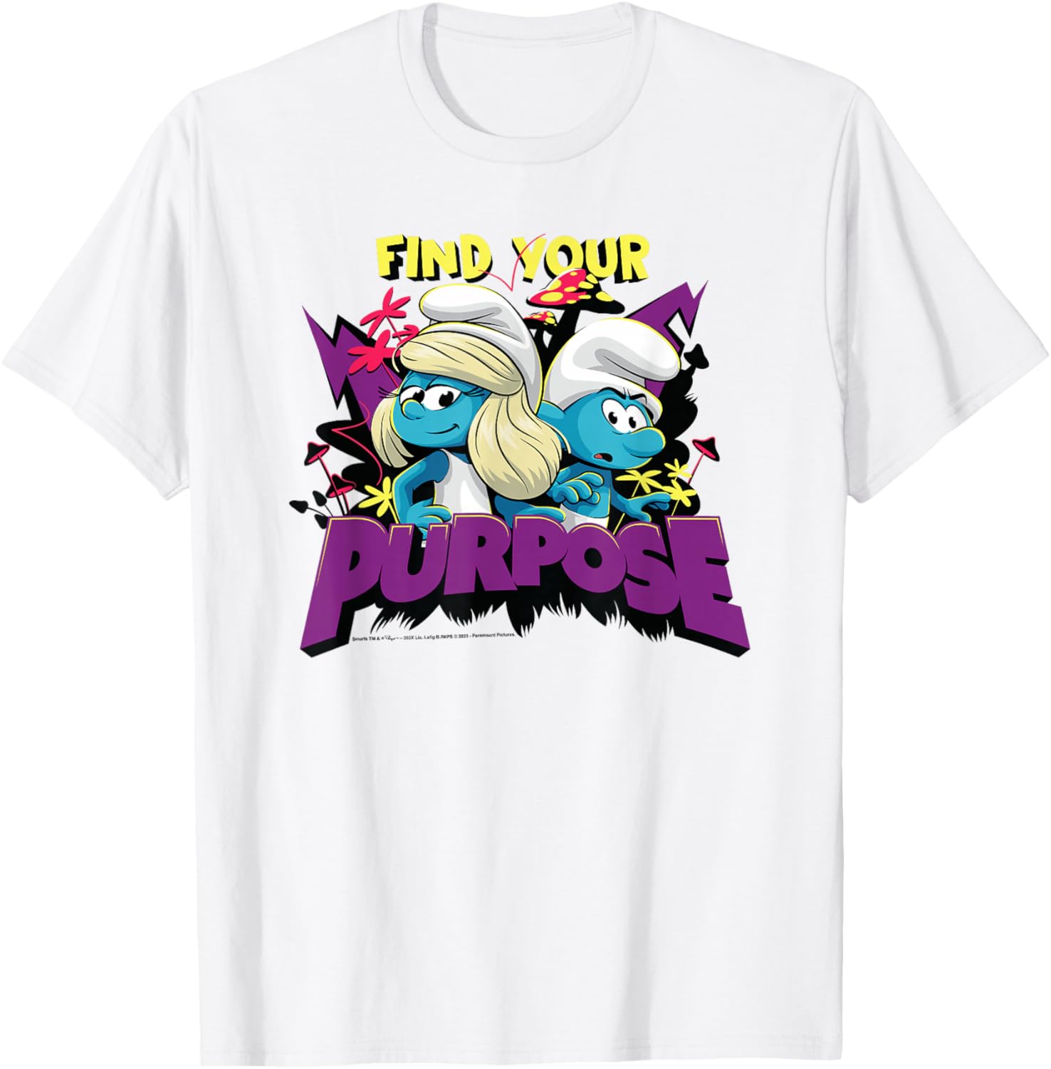 Smurfs Movie Find Your Purpose Nature Duo T-Shirt for Adventurers - 8