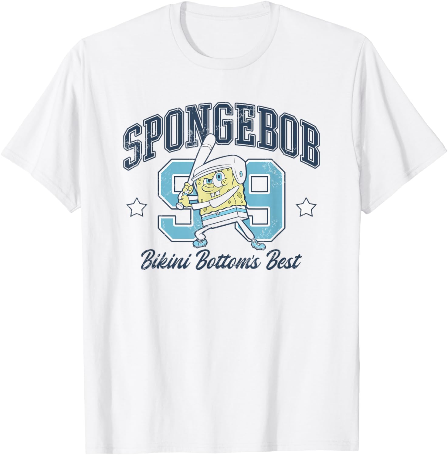 SpongeBob SquarePants Retro Baseball T-Shirt for Fun Fans - 3