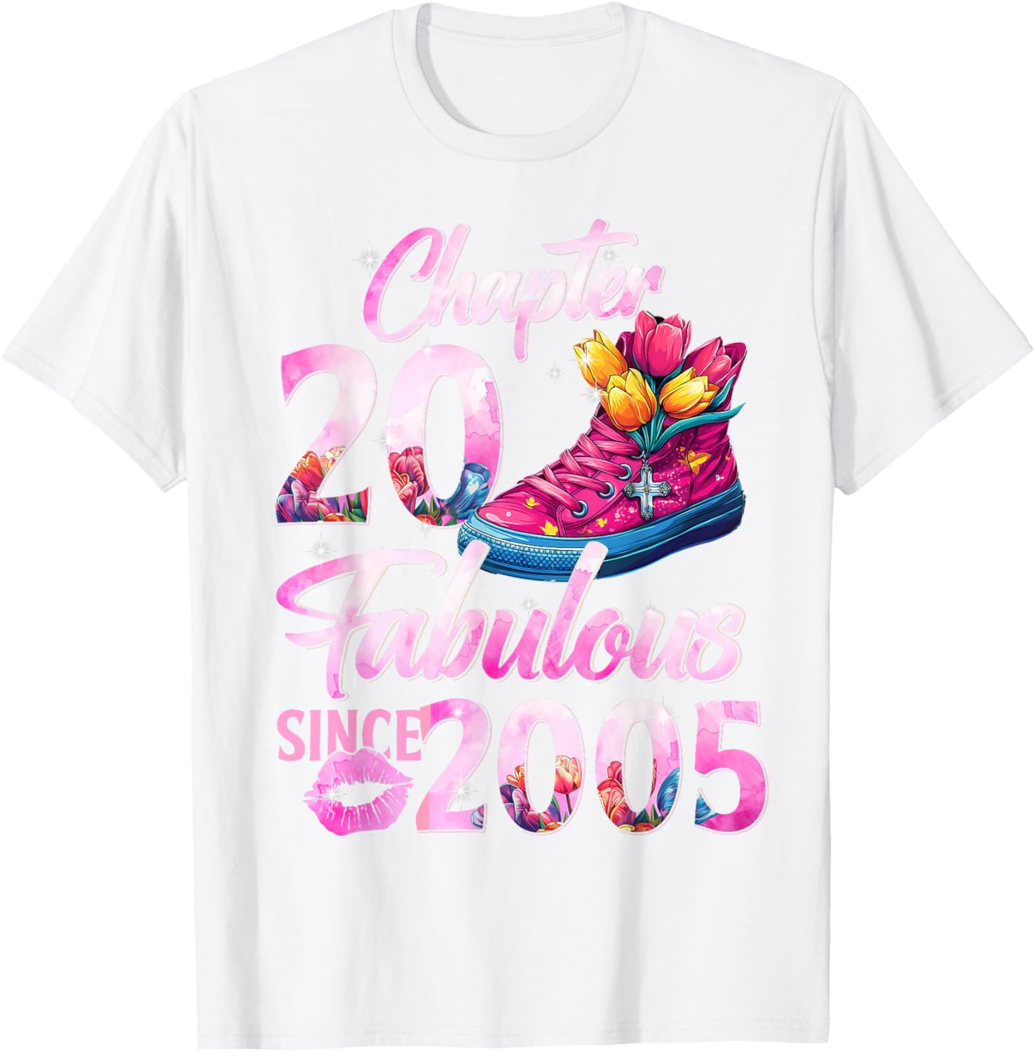 20th Birthday Queen T-Shirt Perfect Gift for 2005 EST Celebration - 27