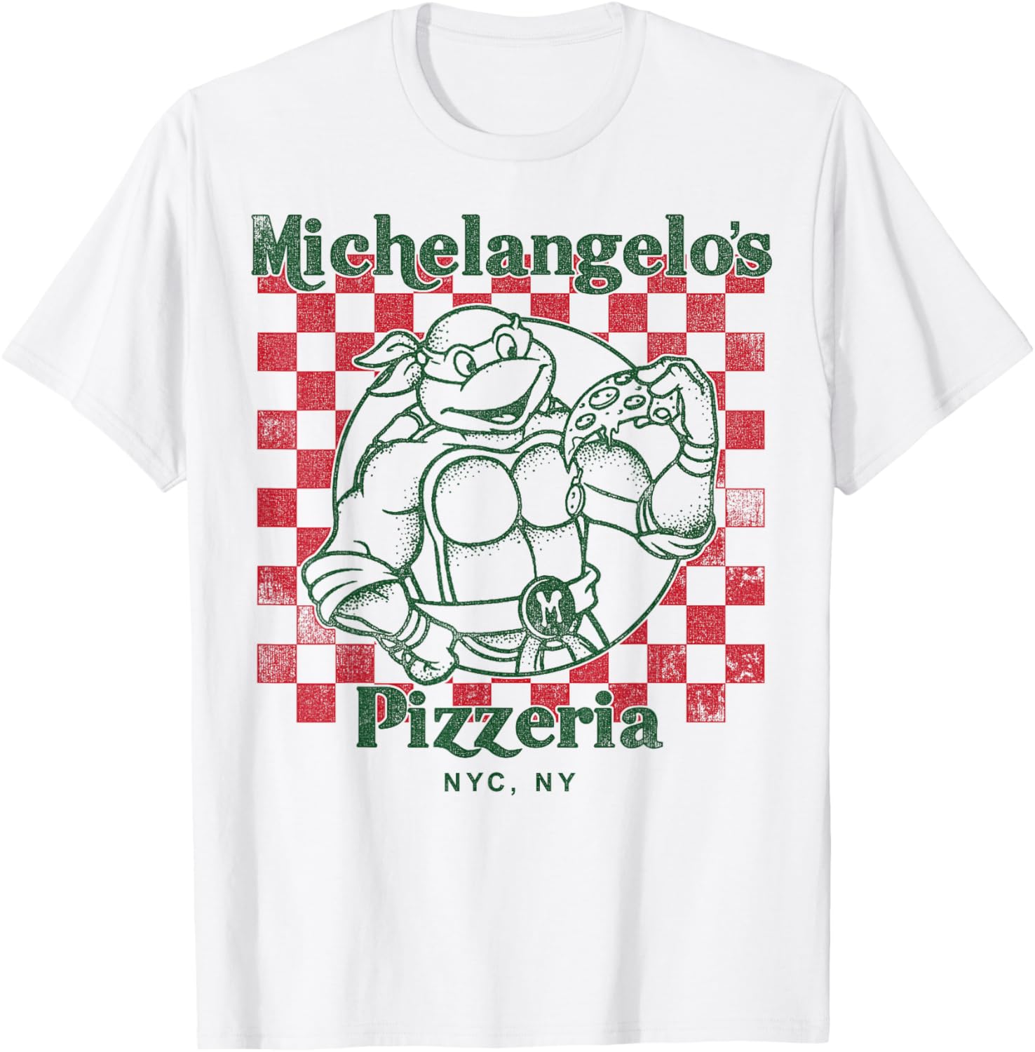 Teenage Mutant Ninja Turtles Mikey's Yummy Pizza Short Sleeve T-Shirt - 9