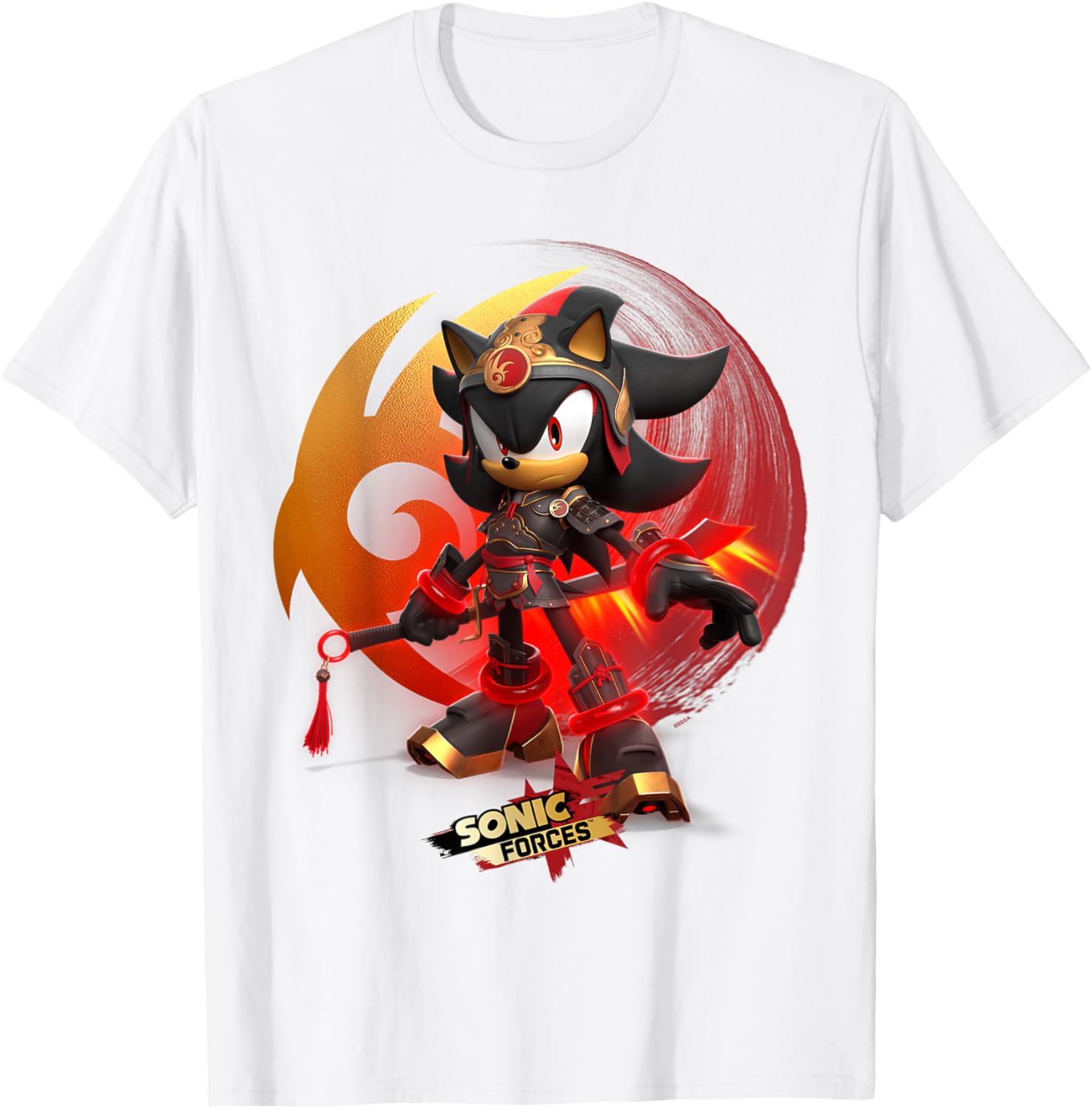 Sonic Forces Warrior Shadow T-Shirt for Fans of Sonic Adventures - 7