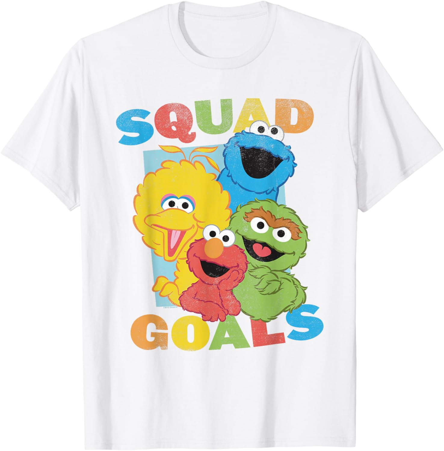 Sesame Street Squad Goals T-Shirt for Fun and Friendship Apparel - 9