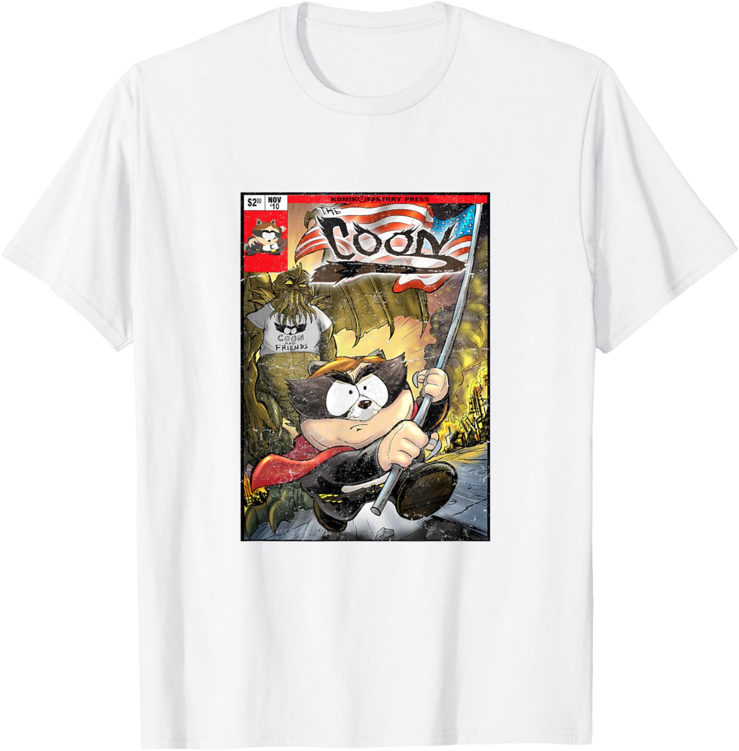 South Park Coon And Friends Comic Cover T-Shirt for Fans and Collectors - 1
