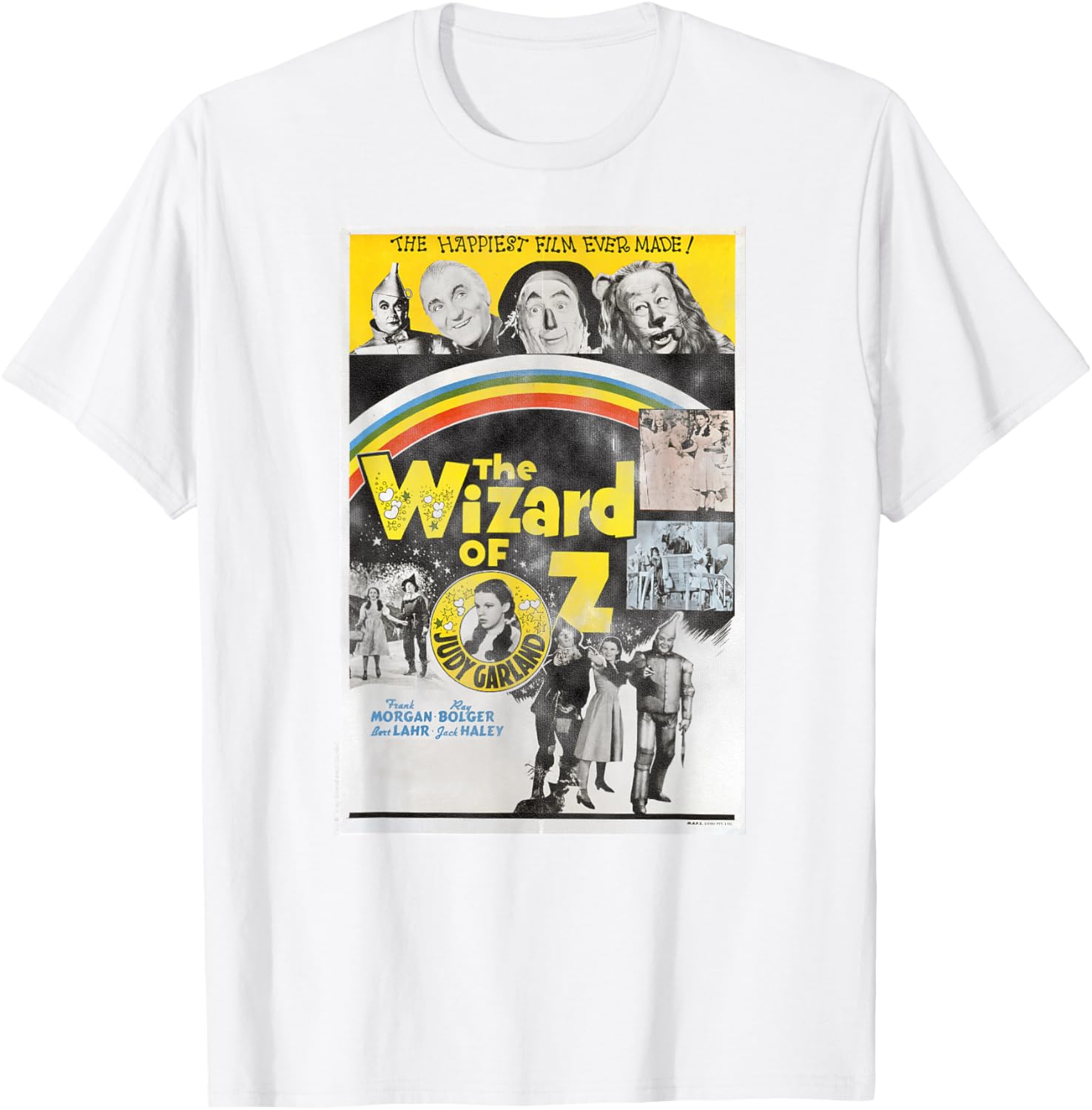 Wizard of Oz Vintage Movie Poster T-Shirt for Fans of Classic Films - 8