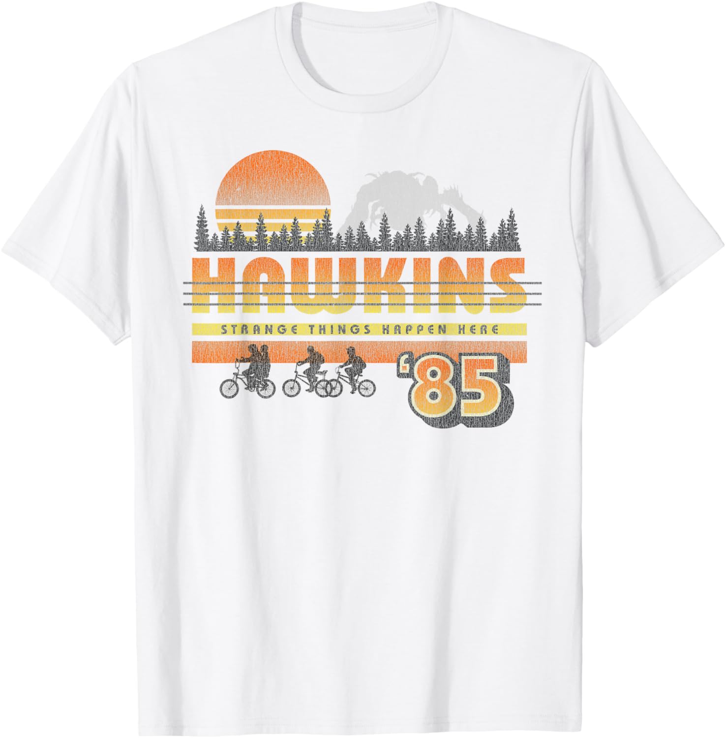 Stranger Things 85 Retro T-Shirt for Fans of Hawkins Adventure - 1