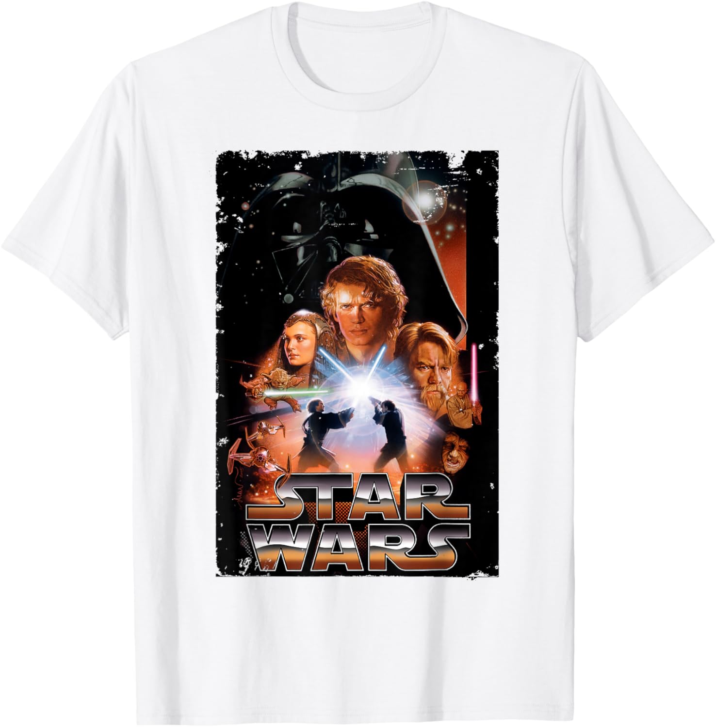 Vintage Star Wars Revenge of the Sith T-Shirt for Disney Fans - 10