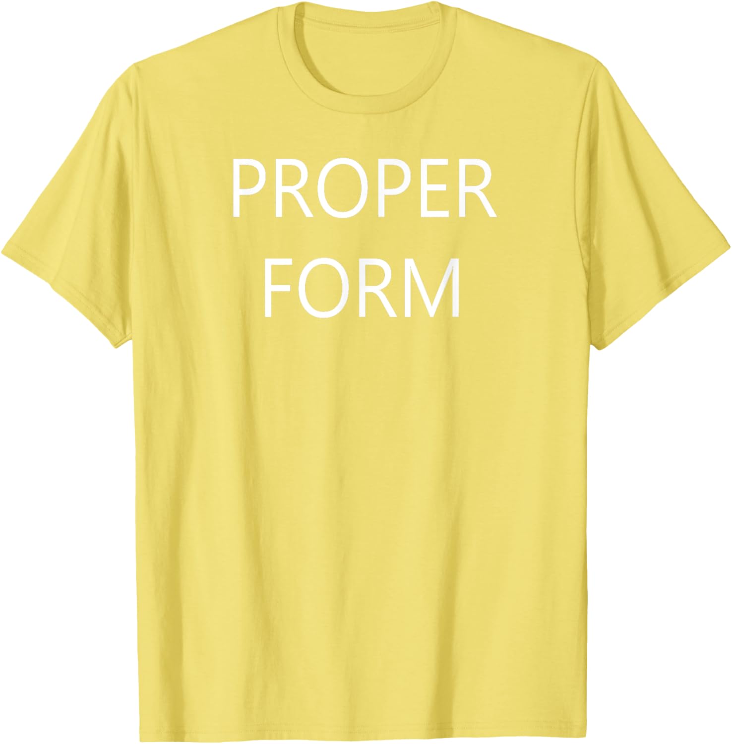 Proper Form T-Shirt for Comfort and Style in Clothing and Footwear - 22