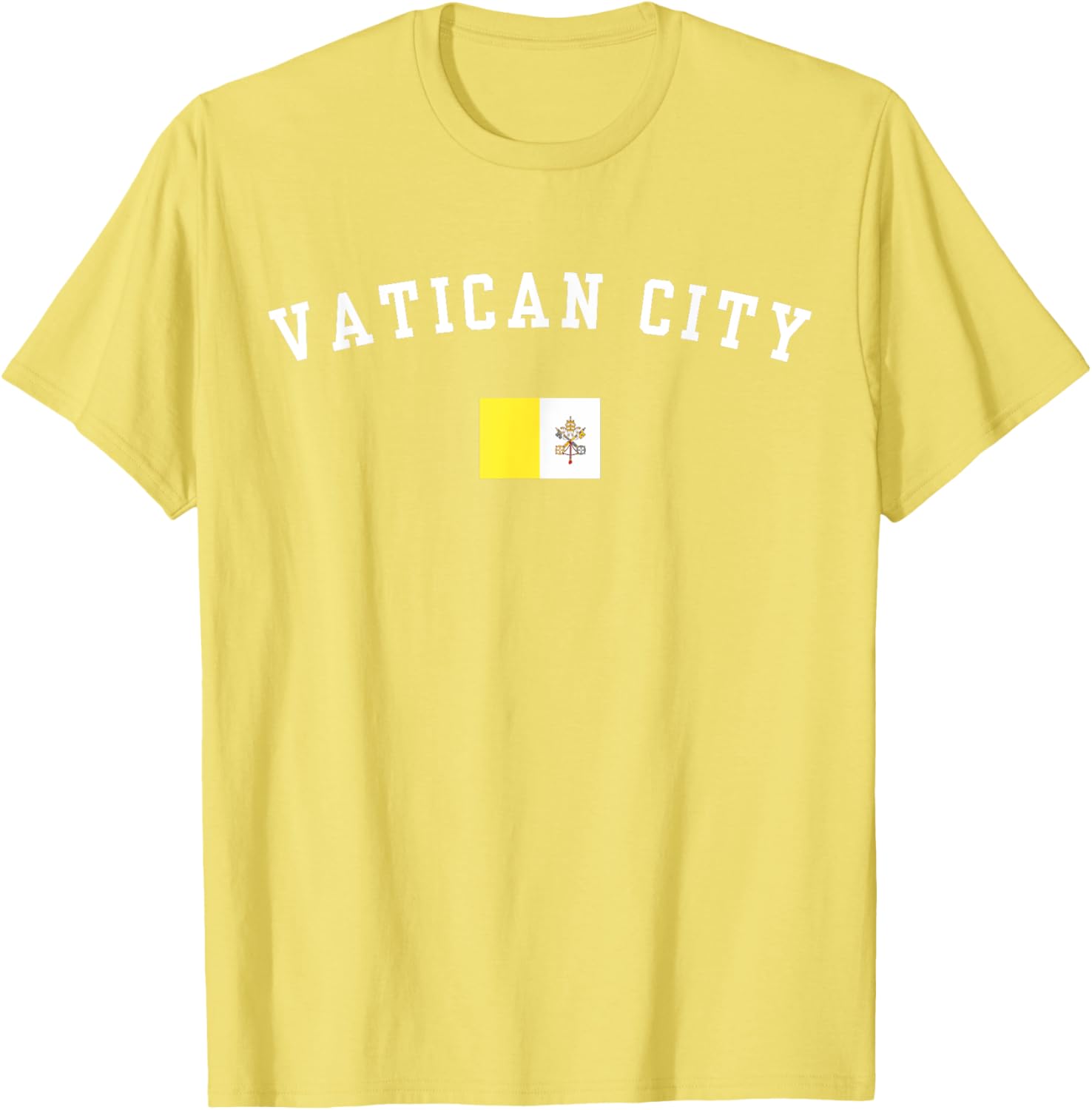 Vatican City Flag Souvenir T-Shirt Perfect for Travel and Adventure - 5