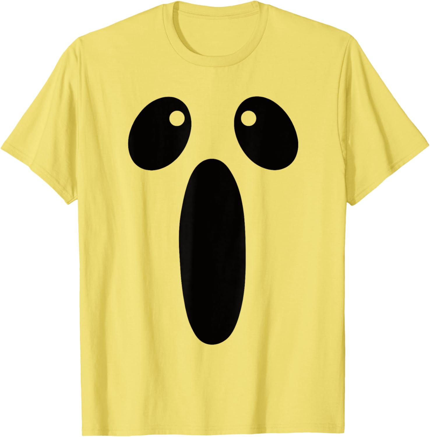 Funny Ghost Face Halloween Costume T-Shirt for Lazy Celebrations - 8