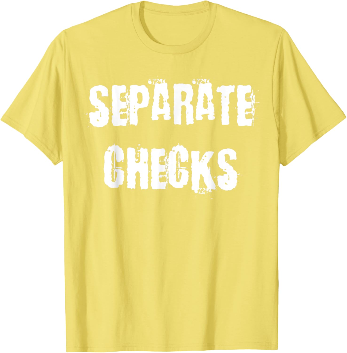 Separate Checks Funny Restaurant T-Shirt for Food Lovers and Waitstaff - 4