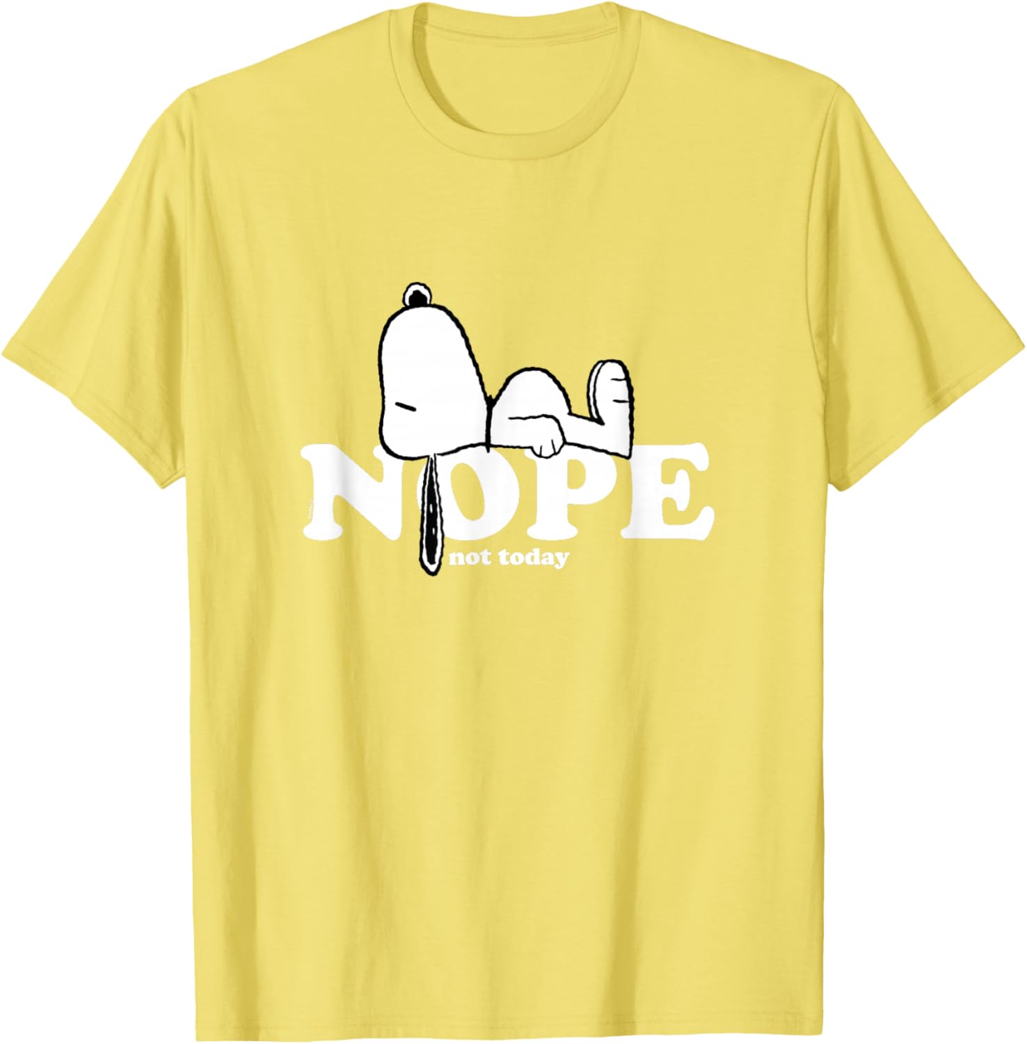 Snoopy Nope T-Shirt Fun Graphic Tee for Casual Wear and Gifts - 10