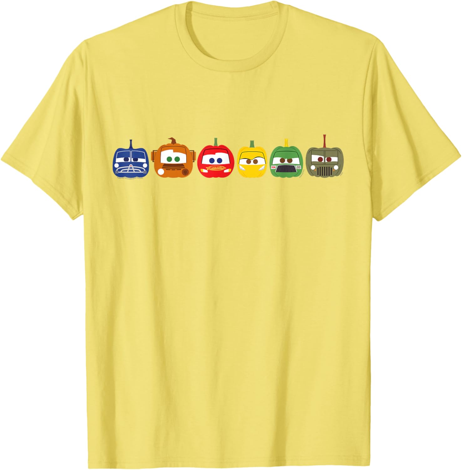 Disney Pixar Cars Halloween Pumpkin T-Shirt for Kids and Adults - 12