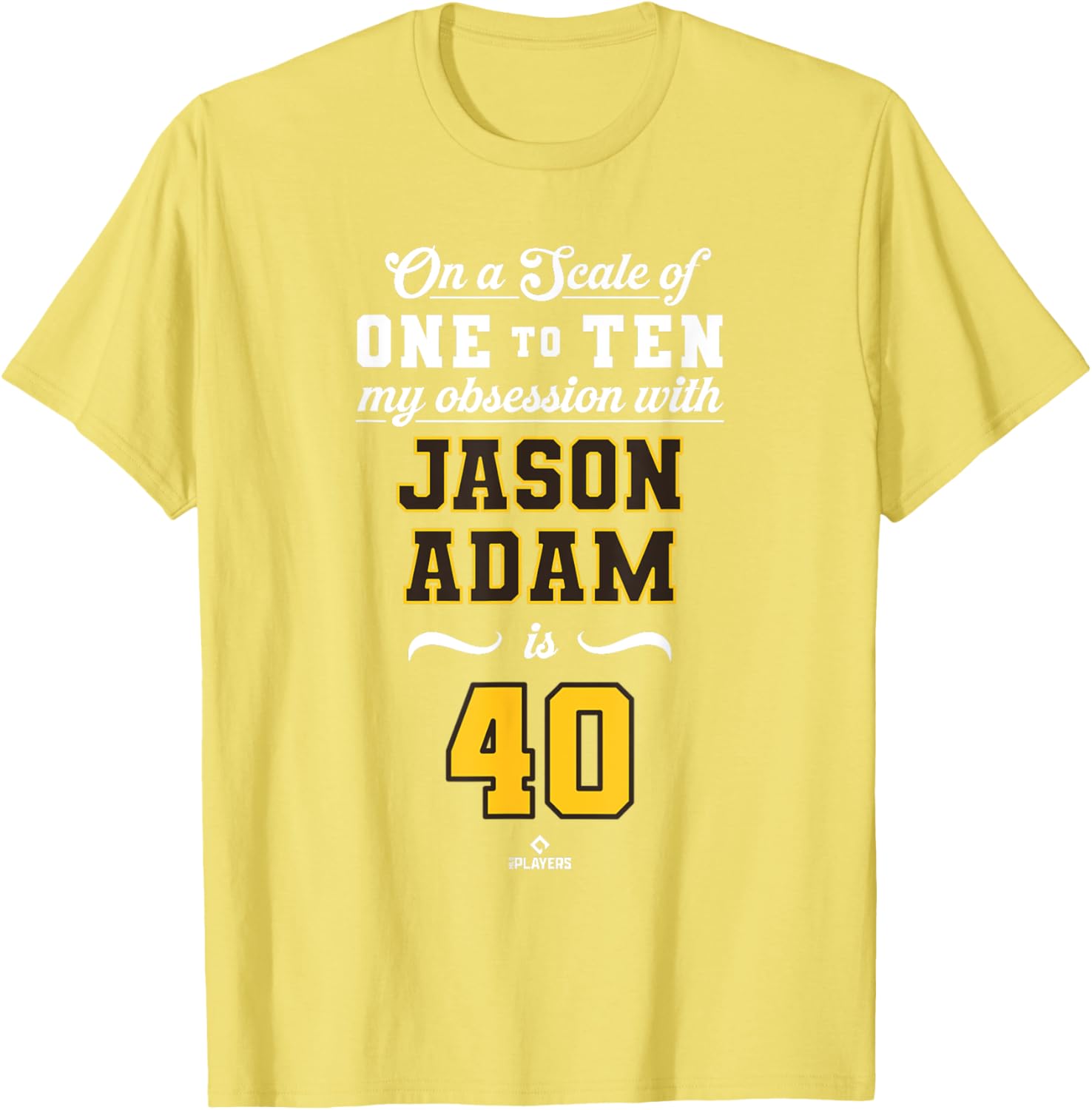 Obsession Jason Adam 40 San Diego MLBPA T-Shirt for Fans and Collectors - 2