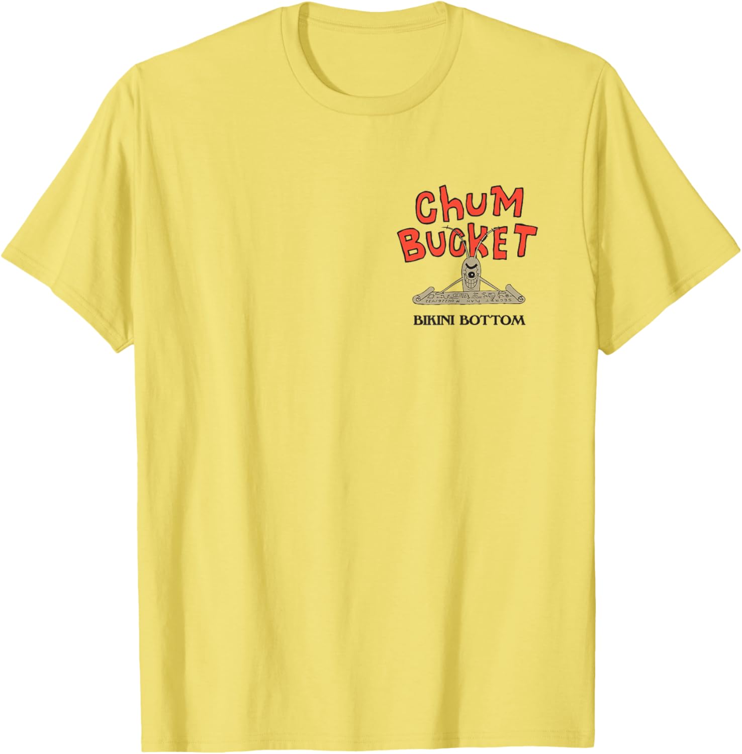 SpongeBob SquarePants Chum Bucket T-Shirt for Fans of Bikini Bottom - 6