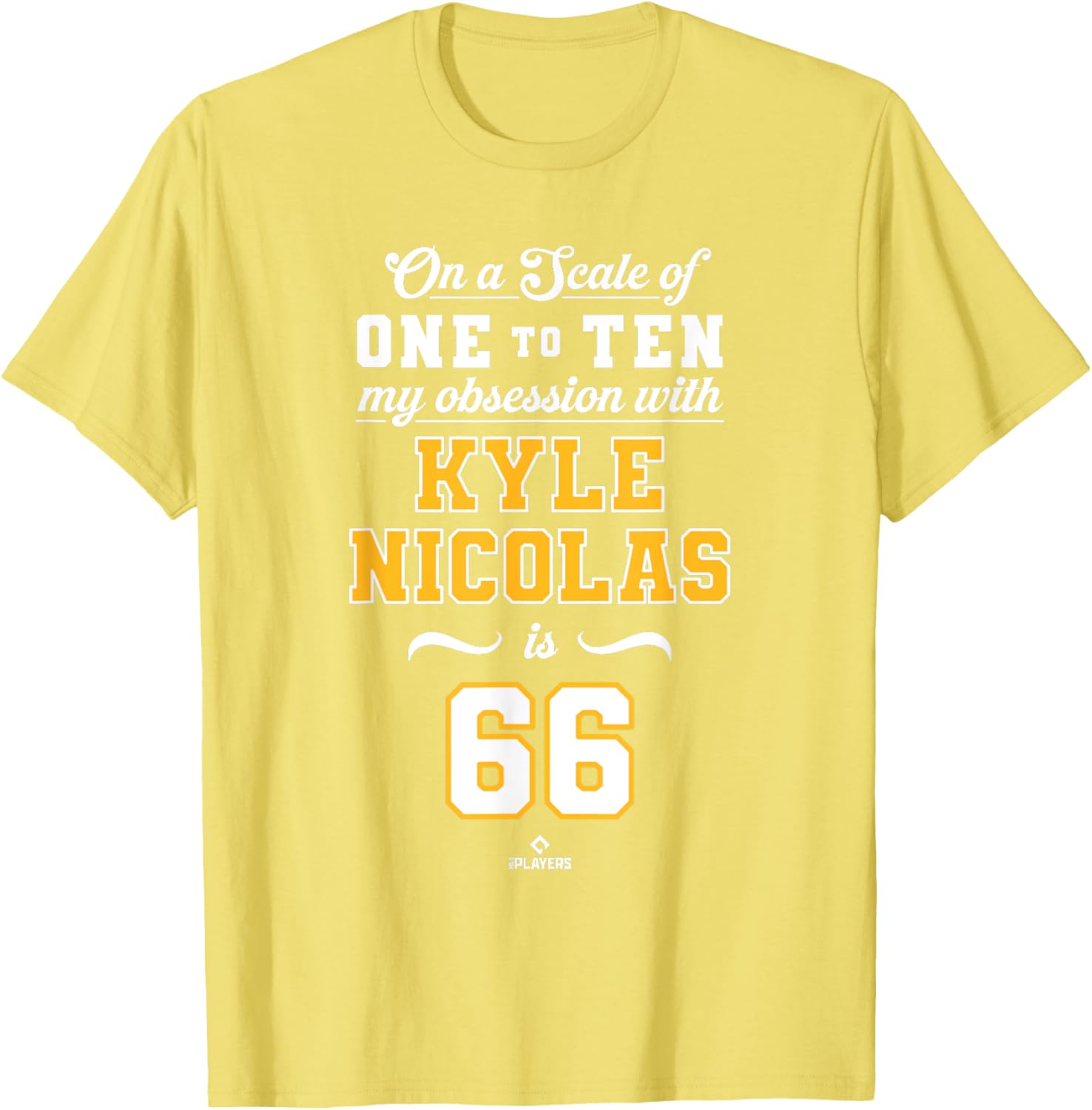 Obsession Kyle Nicolas 66 Pittsburgh MLBPA T-Shirt for Fans and Collectors - 1
