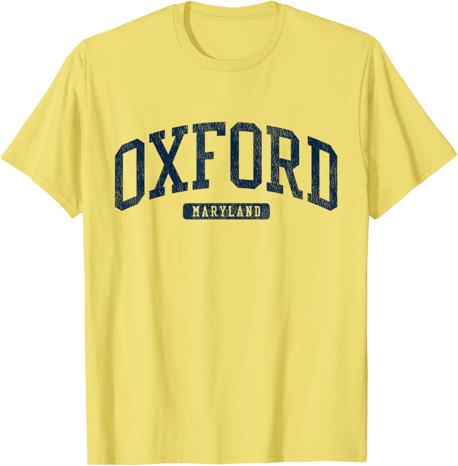 Oxford Maryland College Style Blue T-Shirt for Students and Alumni - 10