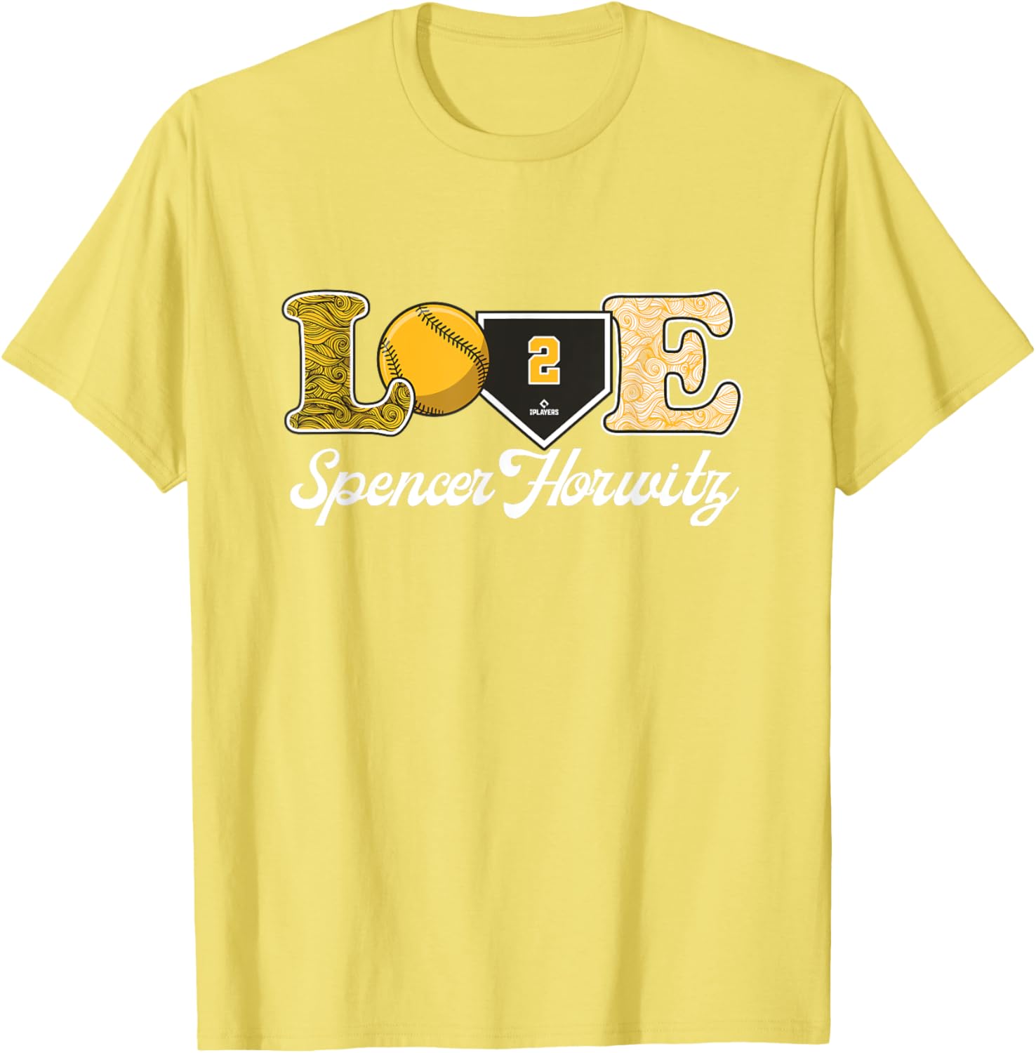 Pittsburgh Baseball Spencer Horwitz T-Shirt Stylish MLBPA Apparel - 3