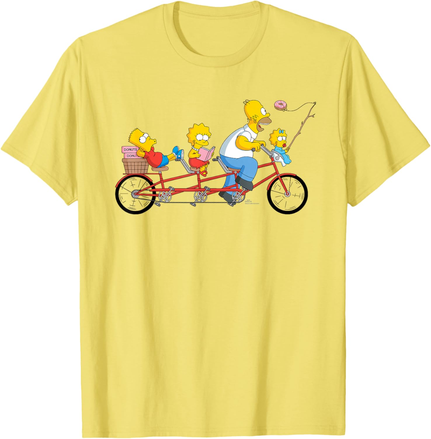 The Simpsons Father's Day Homer Kids Bike Ride T-Shirt for Dad - 22