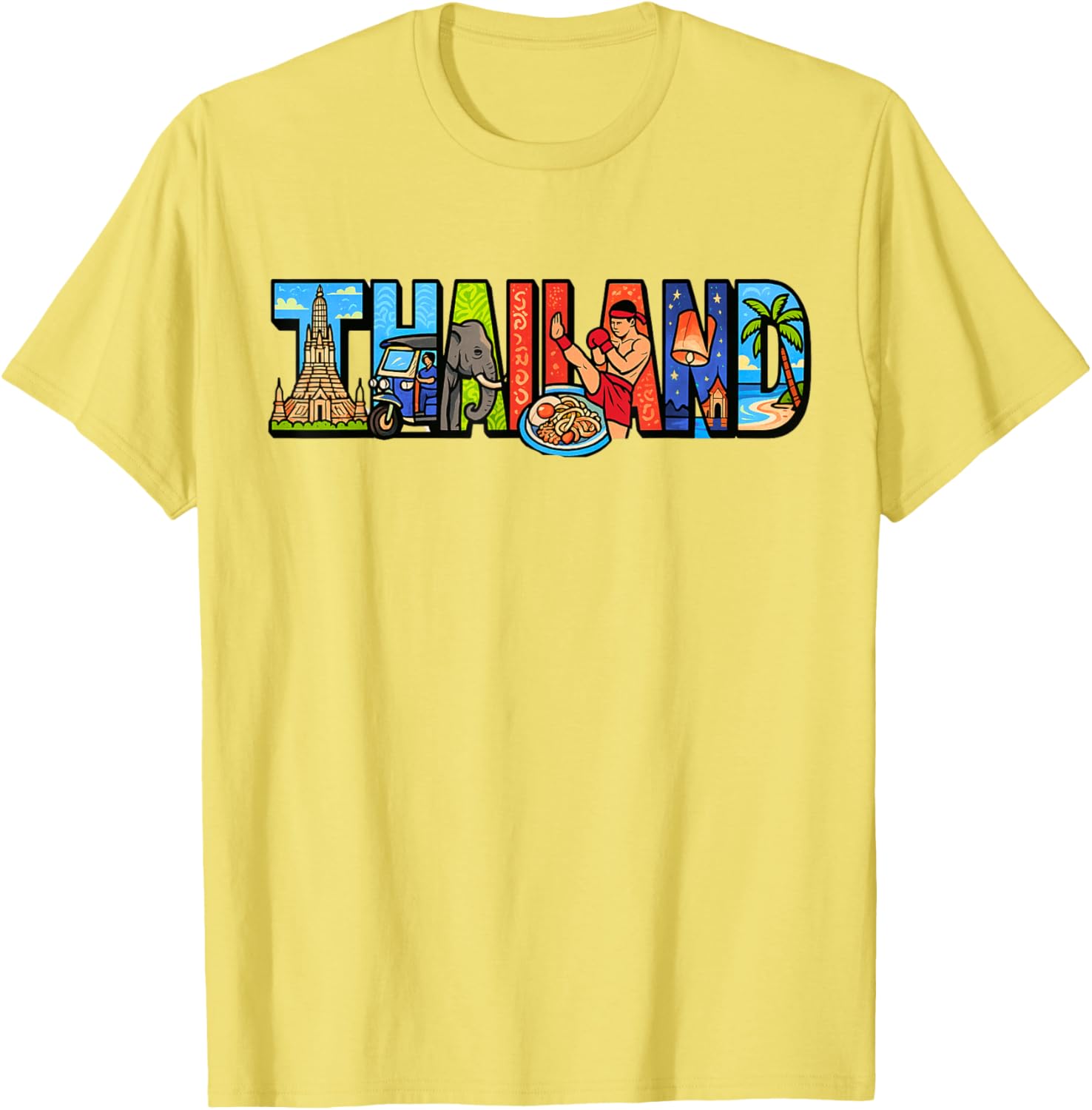 Thailand Souvenir T-Shirt for Thai Culture Lovers - Unique Travel Gift - 4