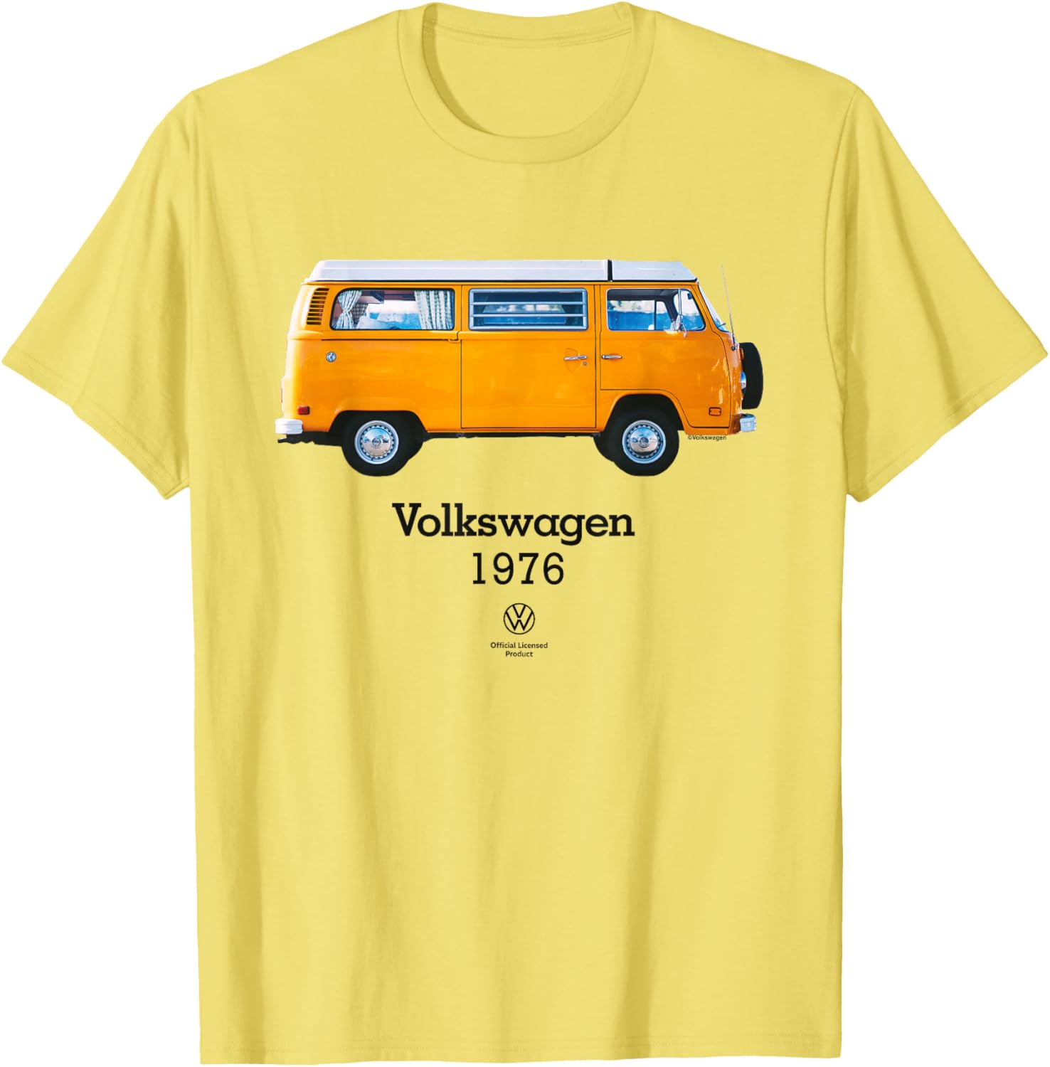 Vintage 1976 Volkswagen Camper Bus T-Shirt for Retro Adventure Lovers - 9