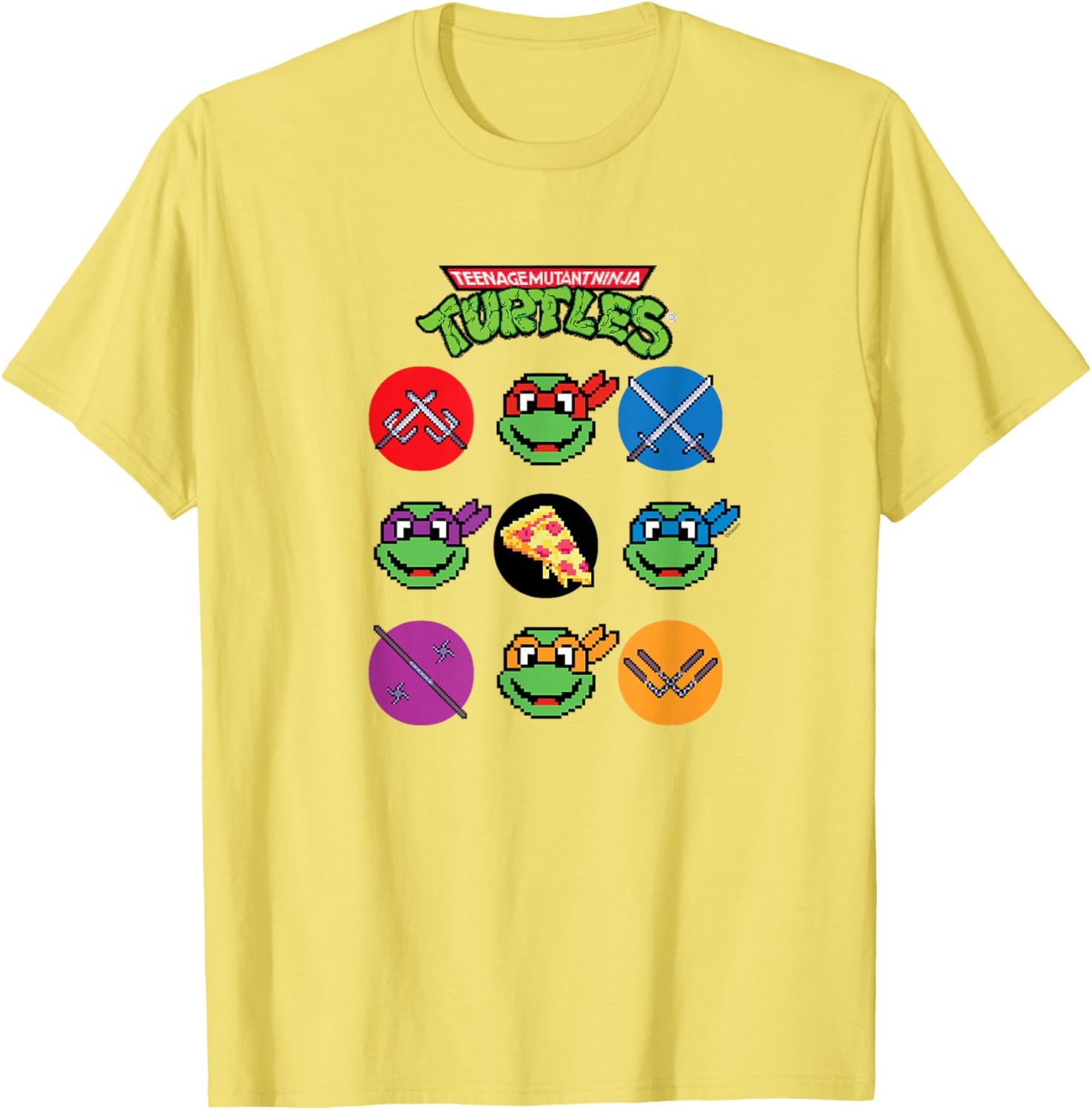 Teenage Mutant Ninja Turtles Grid Tee Stylish Youth Shirt for Fans - 12