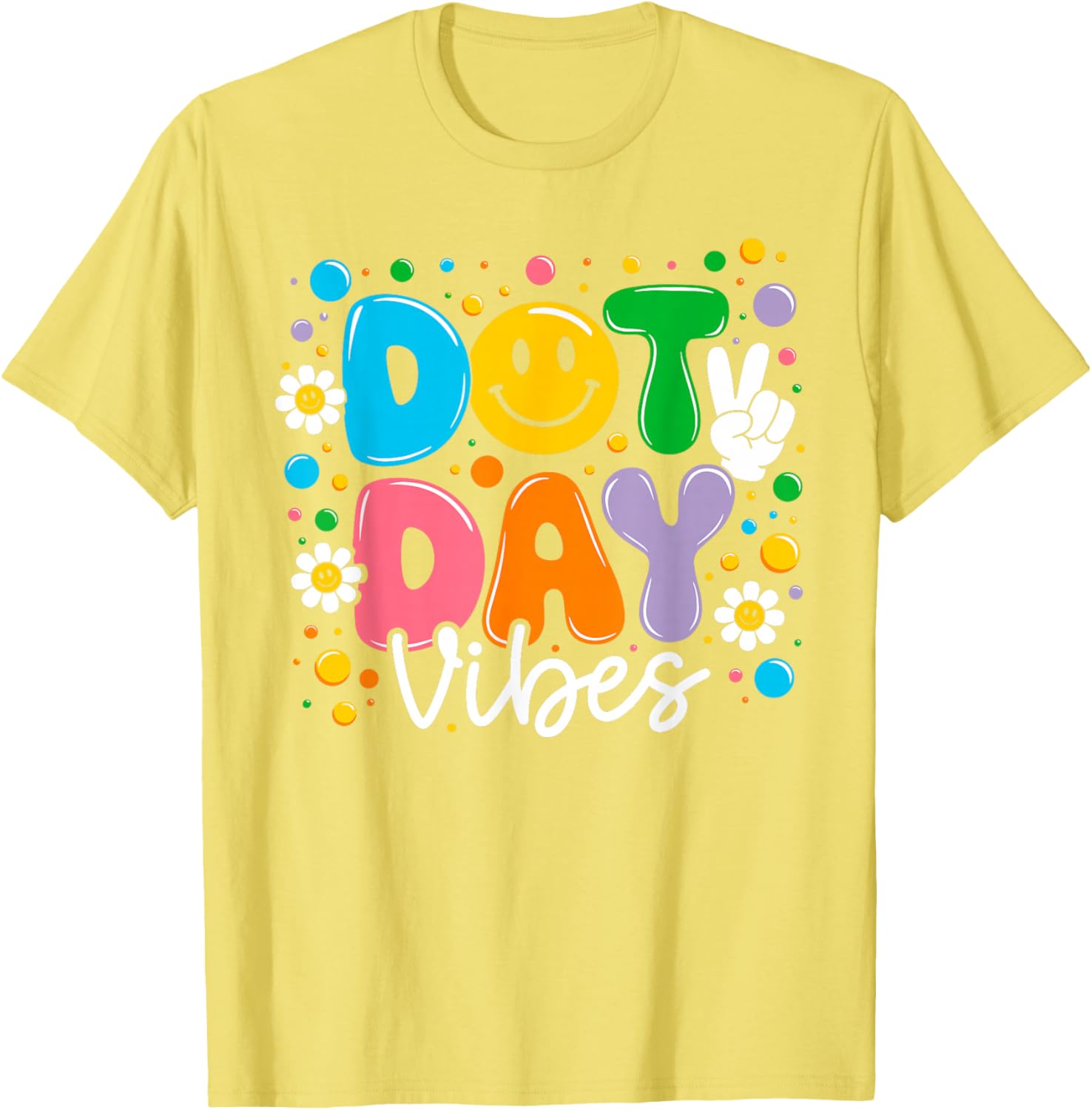Happy Dot Day 2025 Colorful Polka Dot T-Shirt for Kids and Teachers - 2