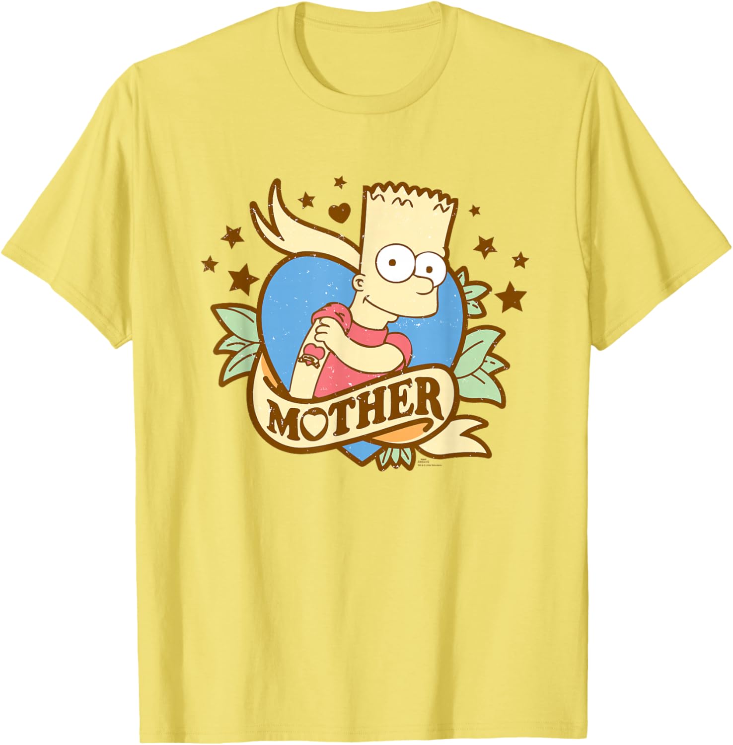 Retro Bart Simpson Mother's Day T-Shirt Gift for Moms and Fans - 3