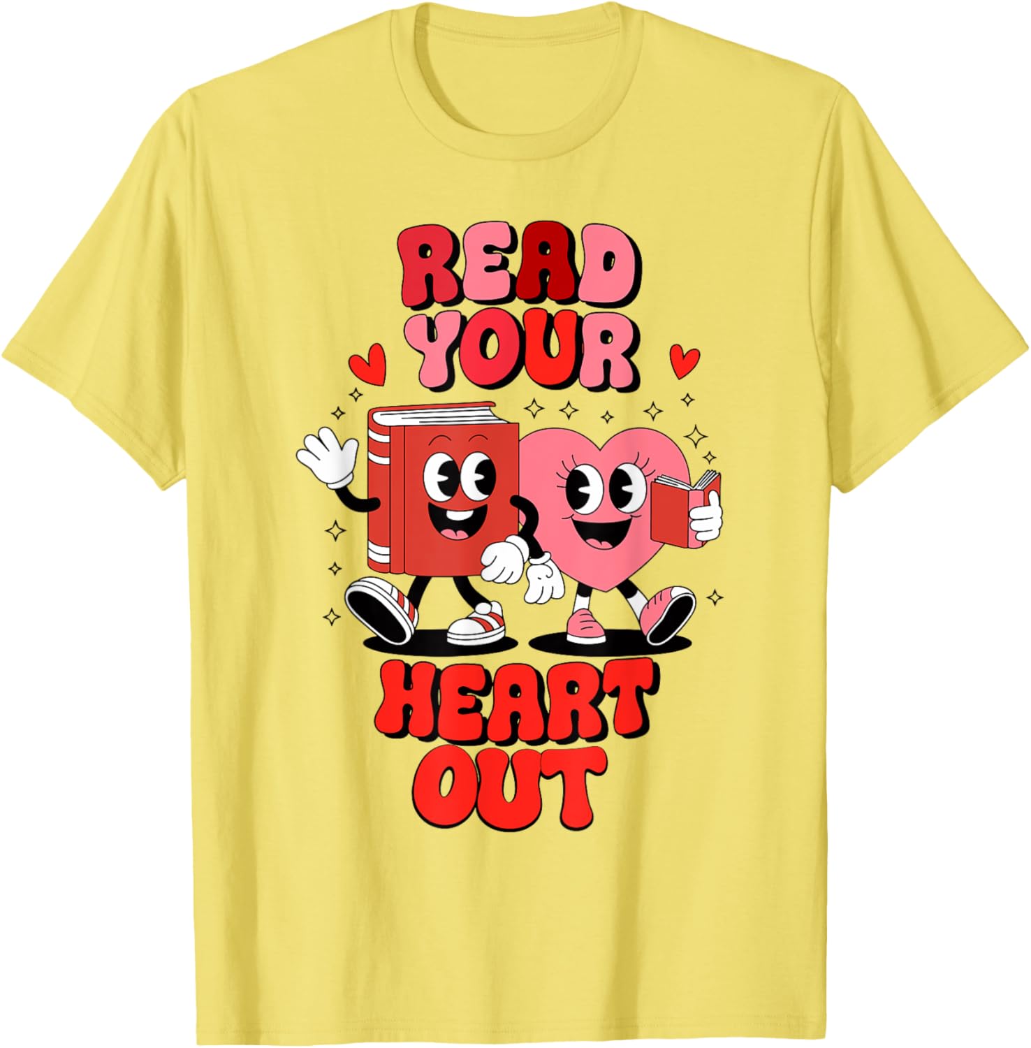Valentine's Day Bookworm Librarian T-Shirt for Book Lovers - 14