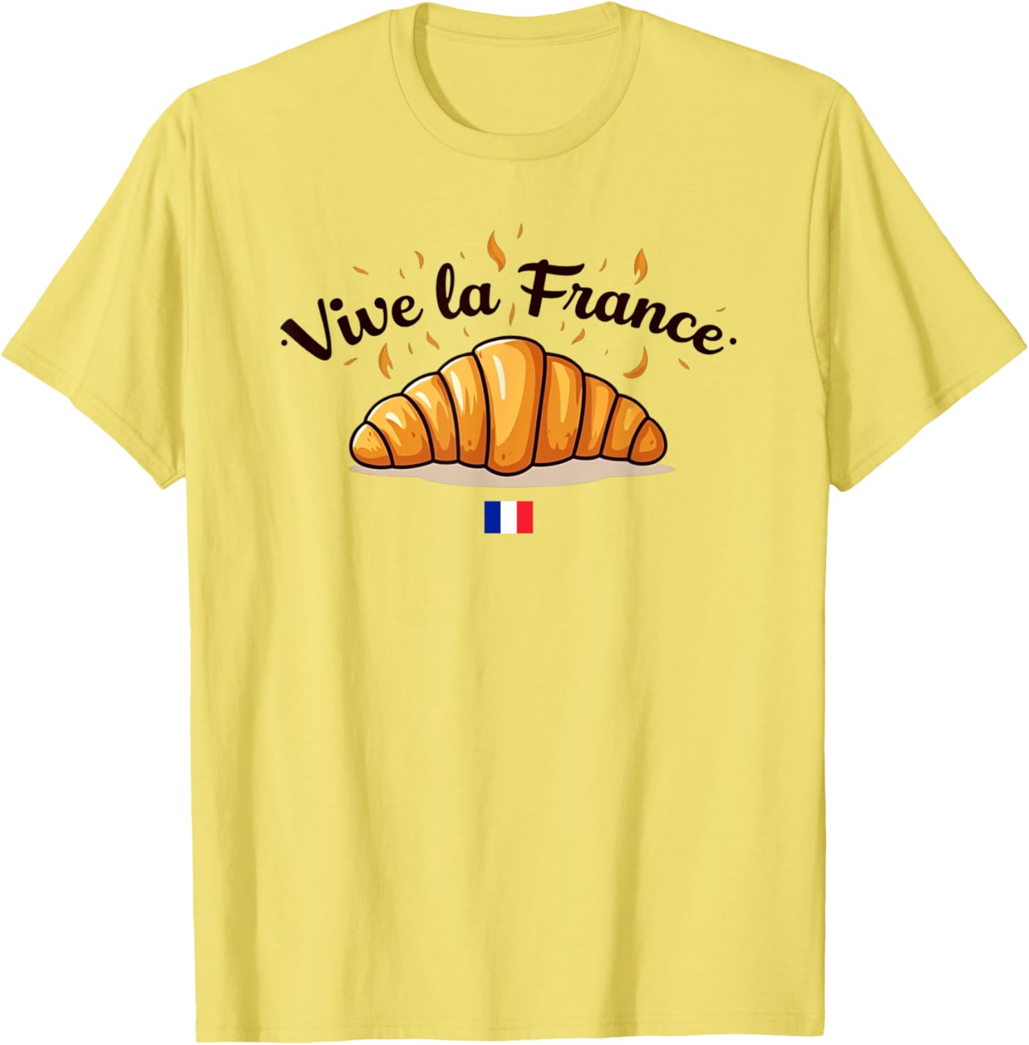 Retro Vintage Eiffel Tower T-Shirt Paris Croissant Design for Lovers - 3