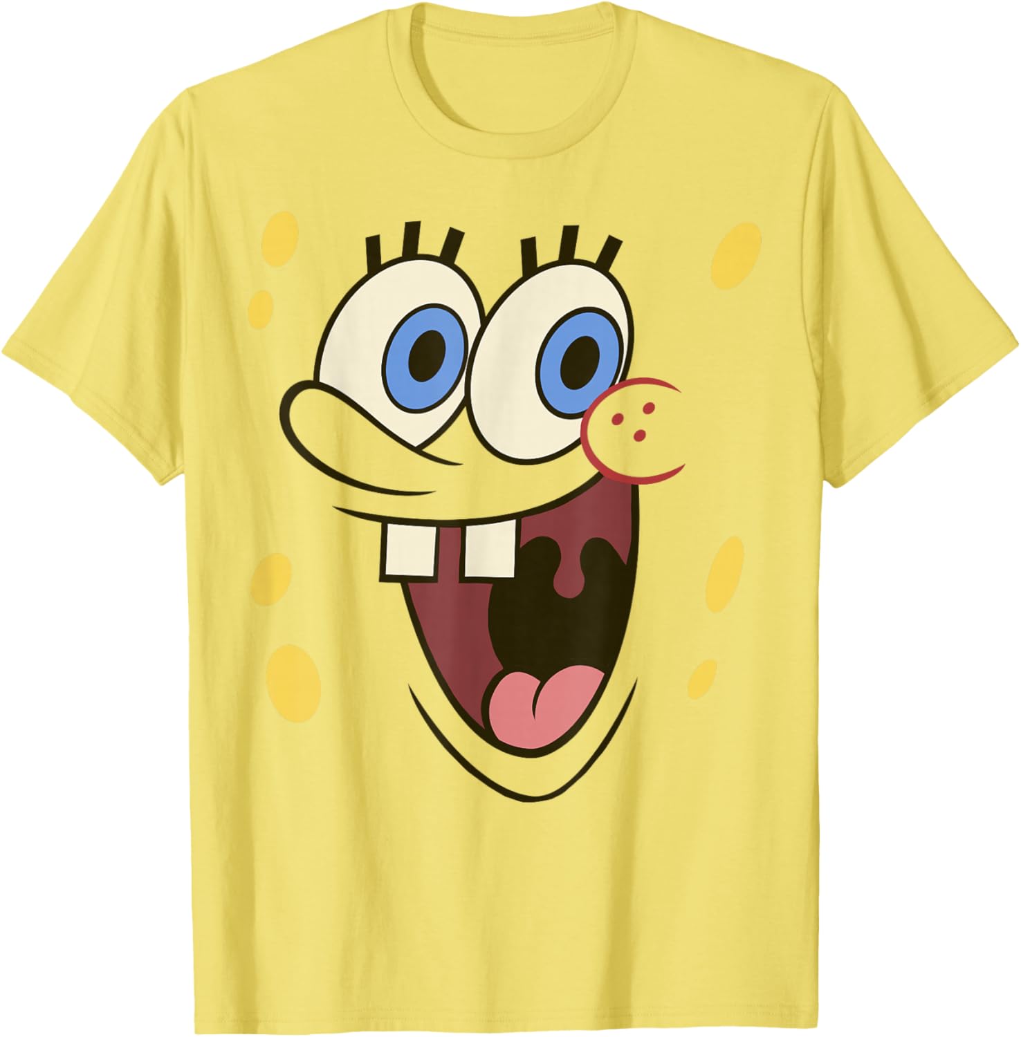 SpongeBob SquarePants Big Face T-Shirt for Fun-Loving Fans - 1