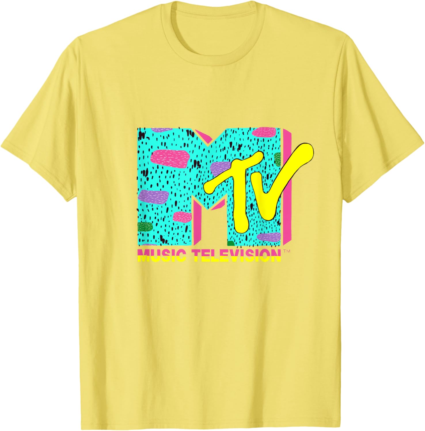 Vibrant Mademark x MTV Logo T-Shirt with Funky Design for Enthusiasts - 2