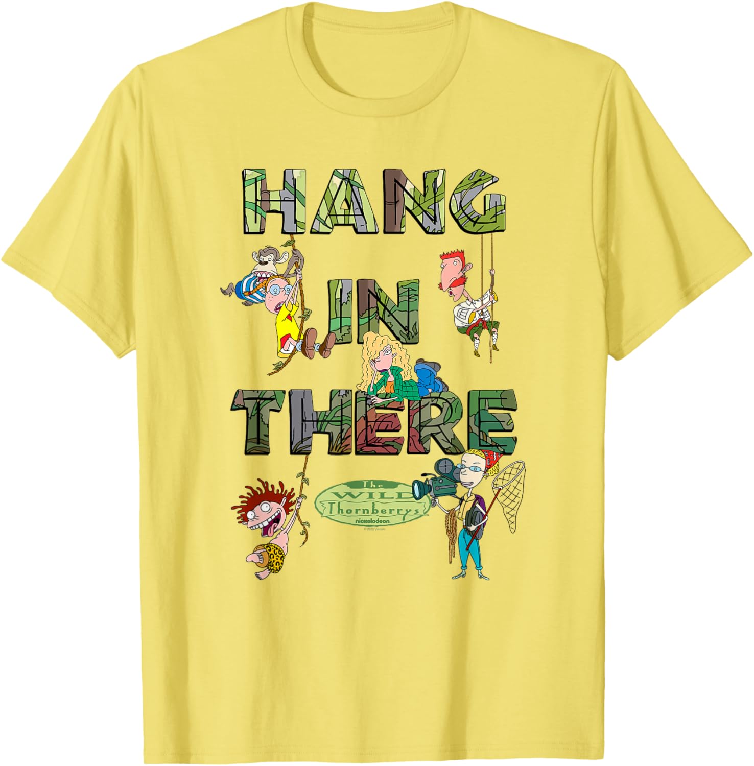 Wild Thornberry's Hang in There Family Cartoon T-Shirt for Fun Outings - 2