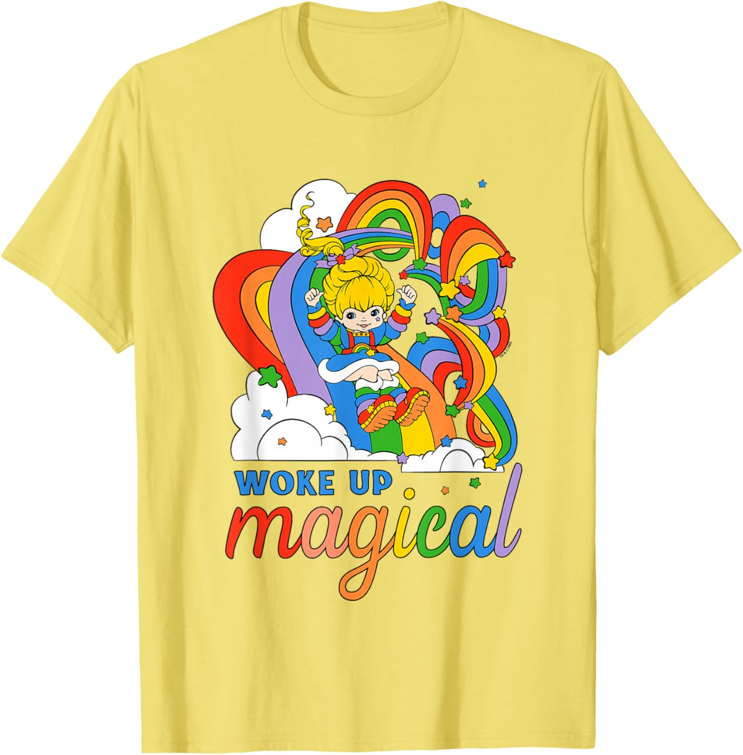 Rainbow Brite Vintage Slide T-Shirt Magical Retro Style for All Ages - 4