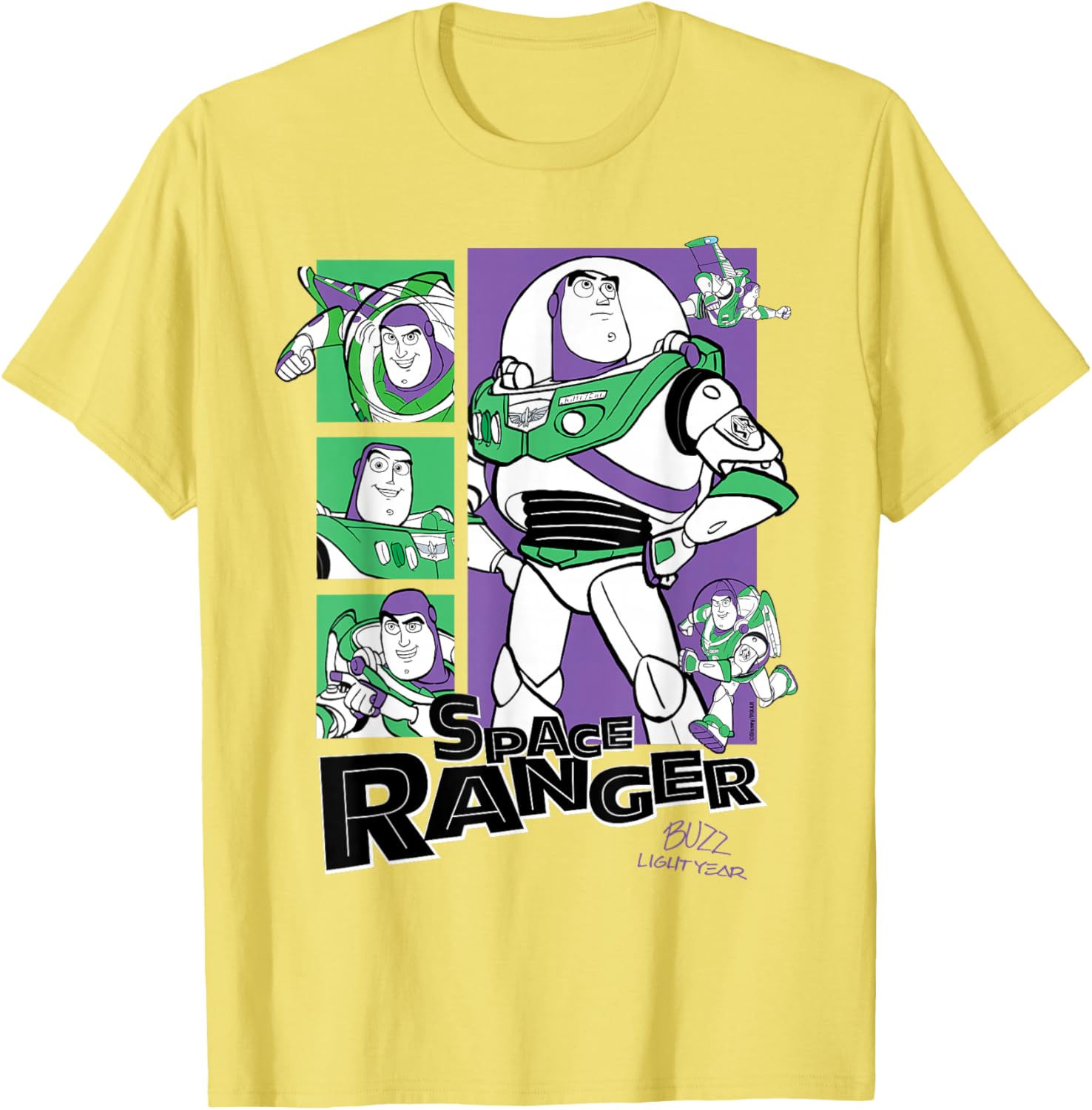 Toy Story Buzz Lightyear Signature T-Shirt for Kids and Adults - 1