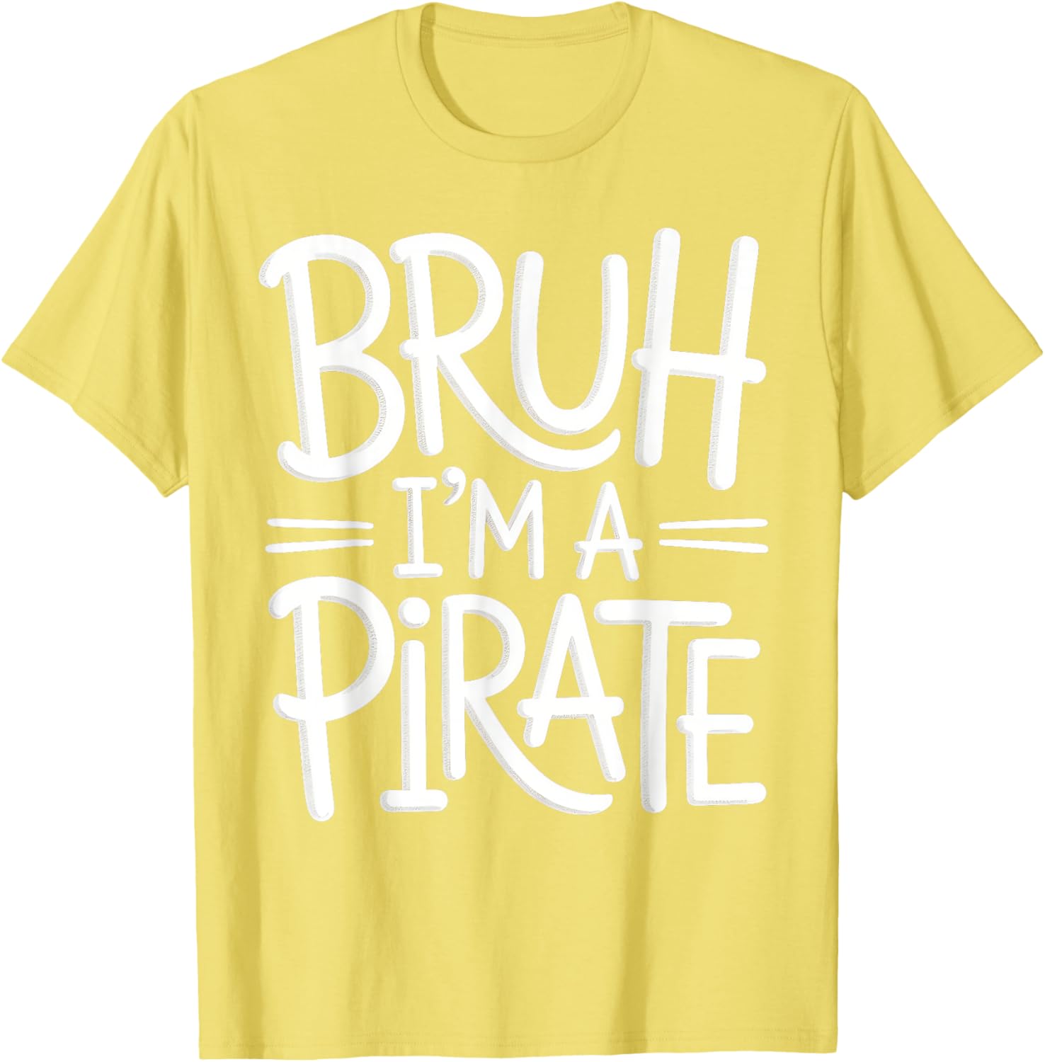 Bruh Pirate Lazy Halloween Costume Kids T-Shirt for Fun Dress-Up - 27