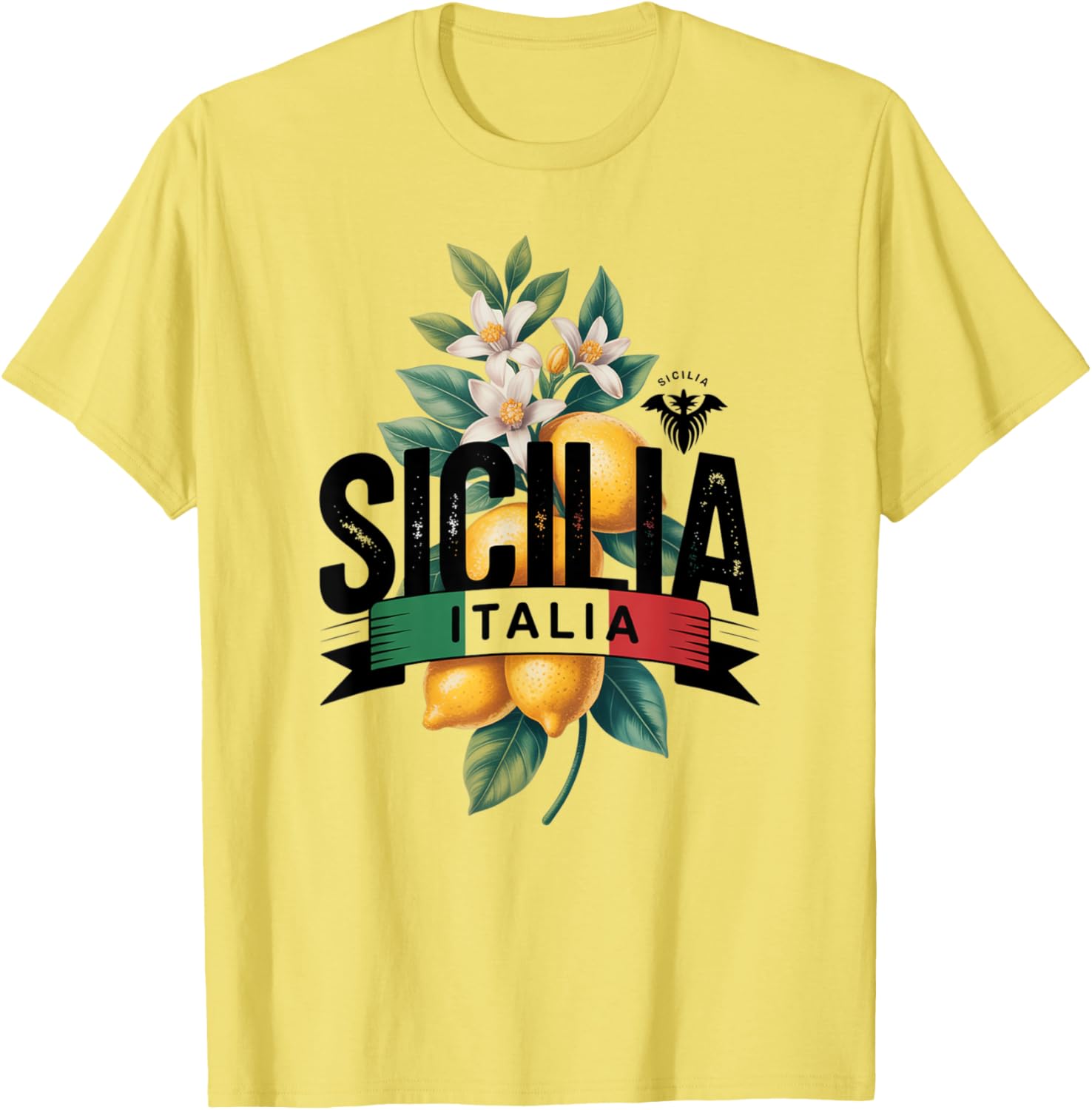 Sicilian Lemon Art T-Shirt for Italy Lovers - Perfect Sicily Souvenir - 9