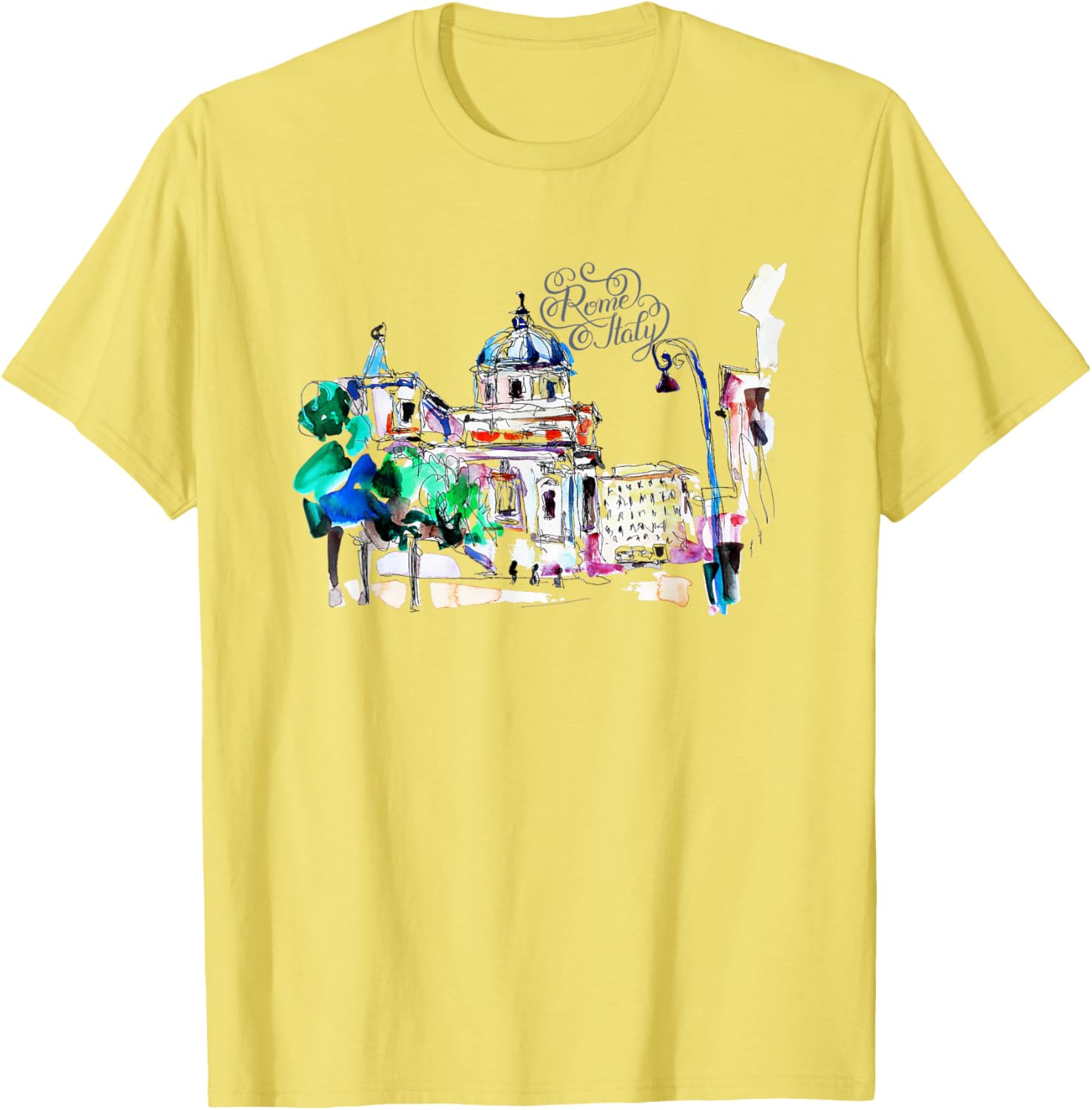 Retro Vintage Rome Italy Souvenir T-Shirt for Travelers and Tourists - 19