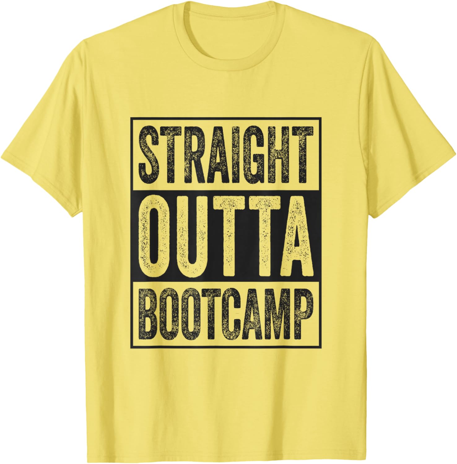 Straight Outta Bootcamp Soldier Basic Training Graduate T-Shirt - 6