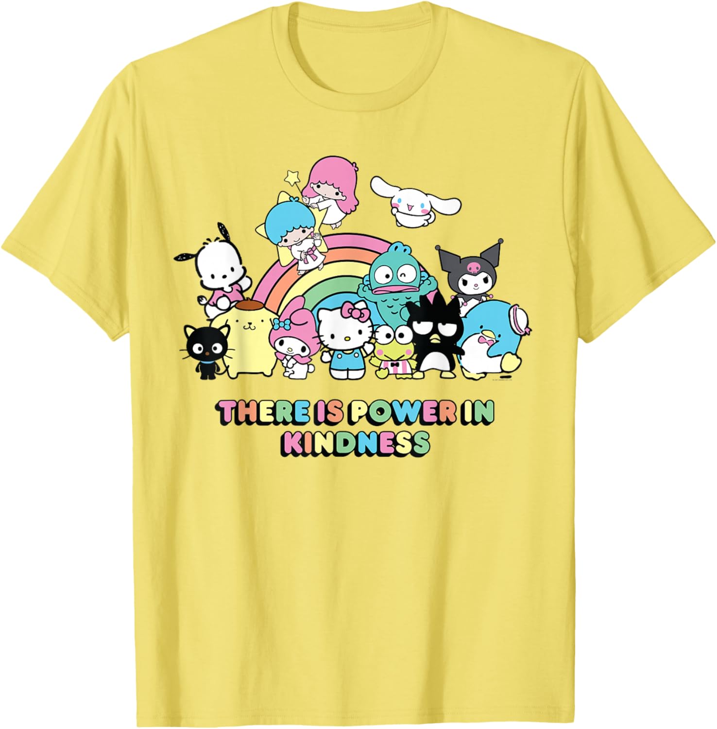 Sanrio Hello Kitty Friends Power in Kindness Classic Fit T-Shirt - 8