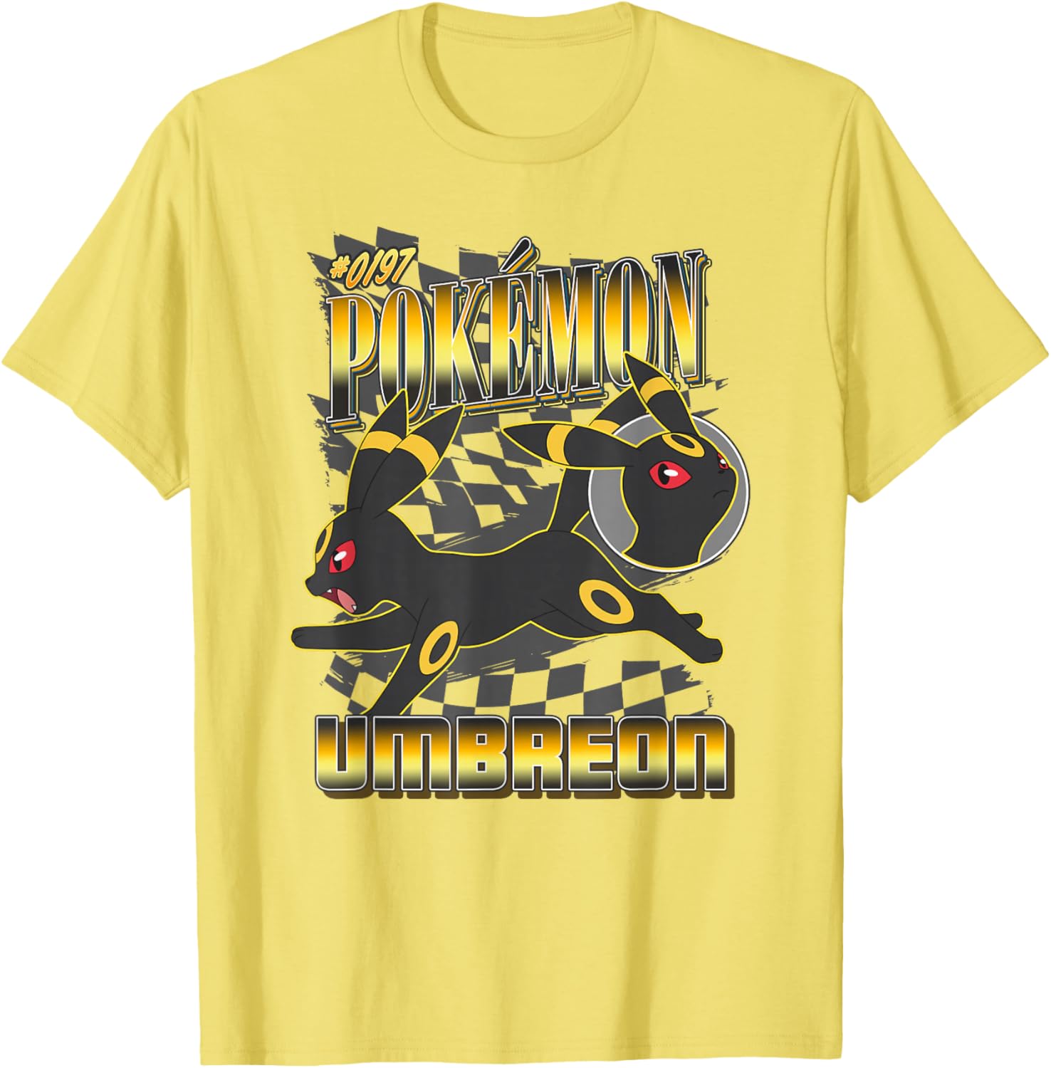 Pokémon 0197 Umbreon Racing Style Poster T-Shirt for Fans and Collectors - 8