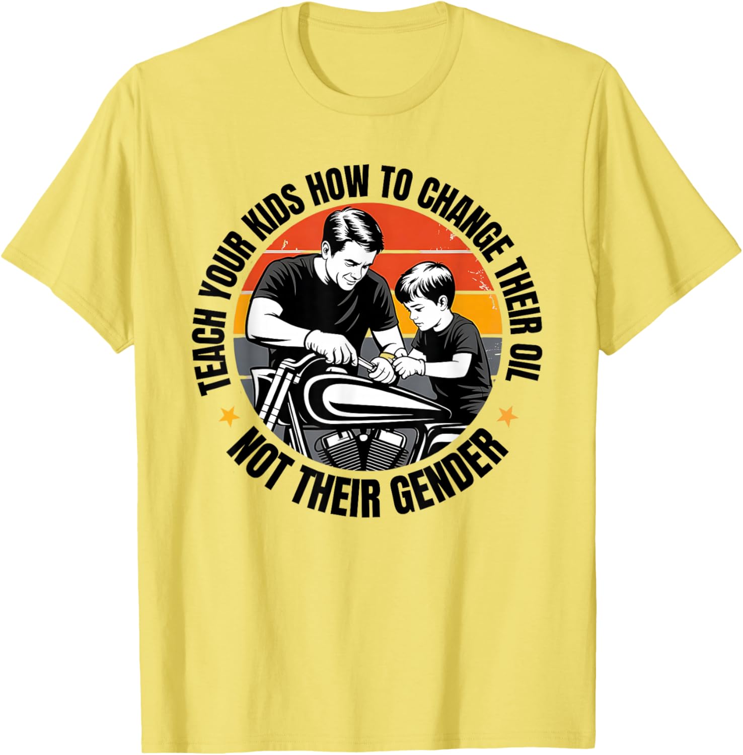 Teach Your Kids to Change Oil T-Shirt for Fun Family Activities - 7