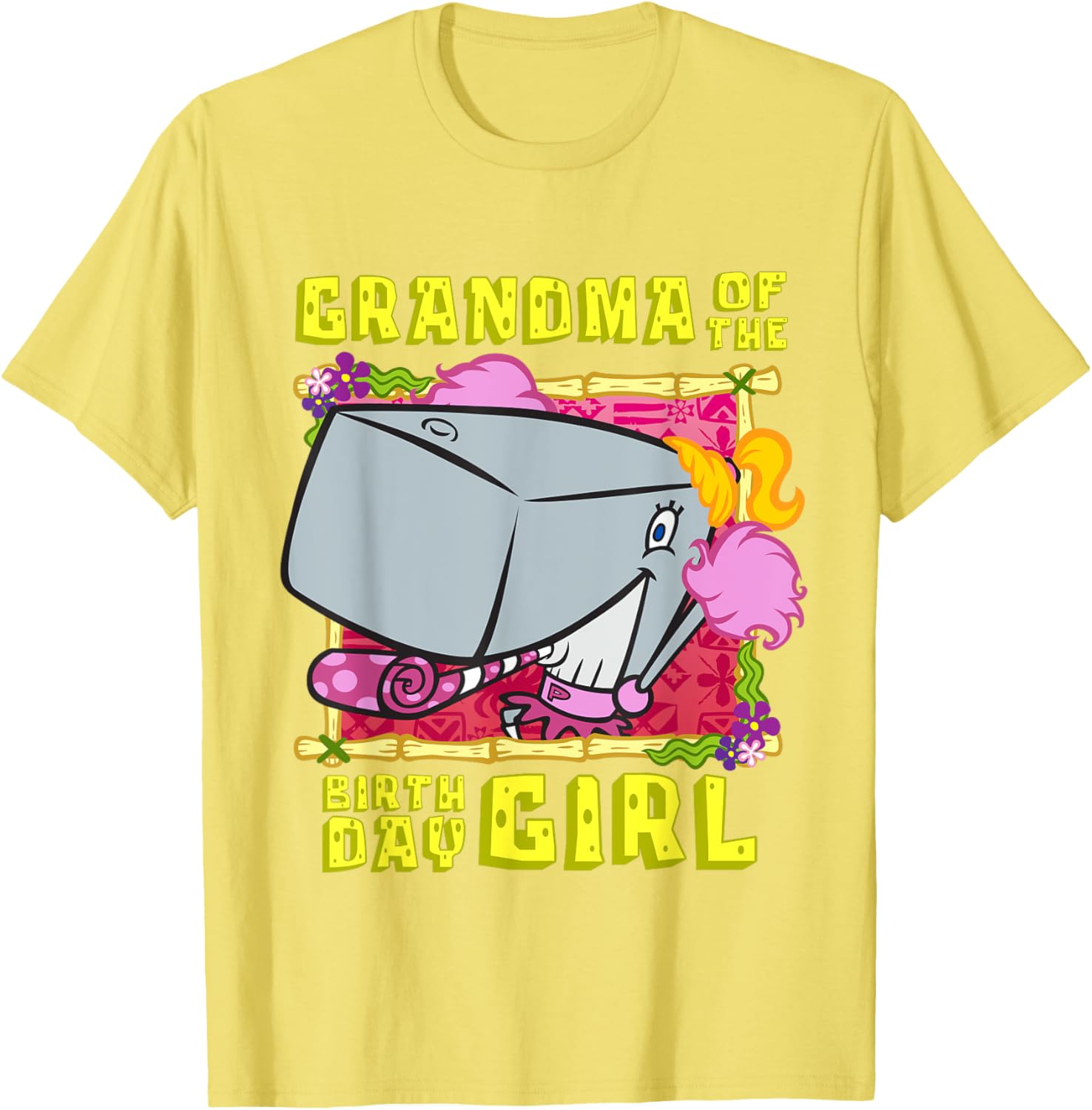 SpongeBob Pearl Grandma T-Shirt for Birthday Girls - Fun Grandmother Gift - 15