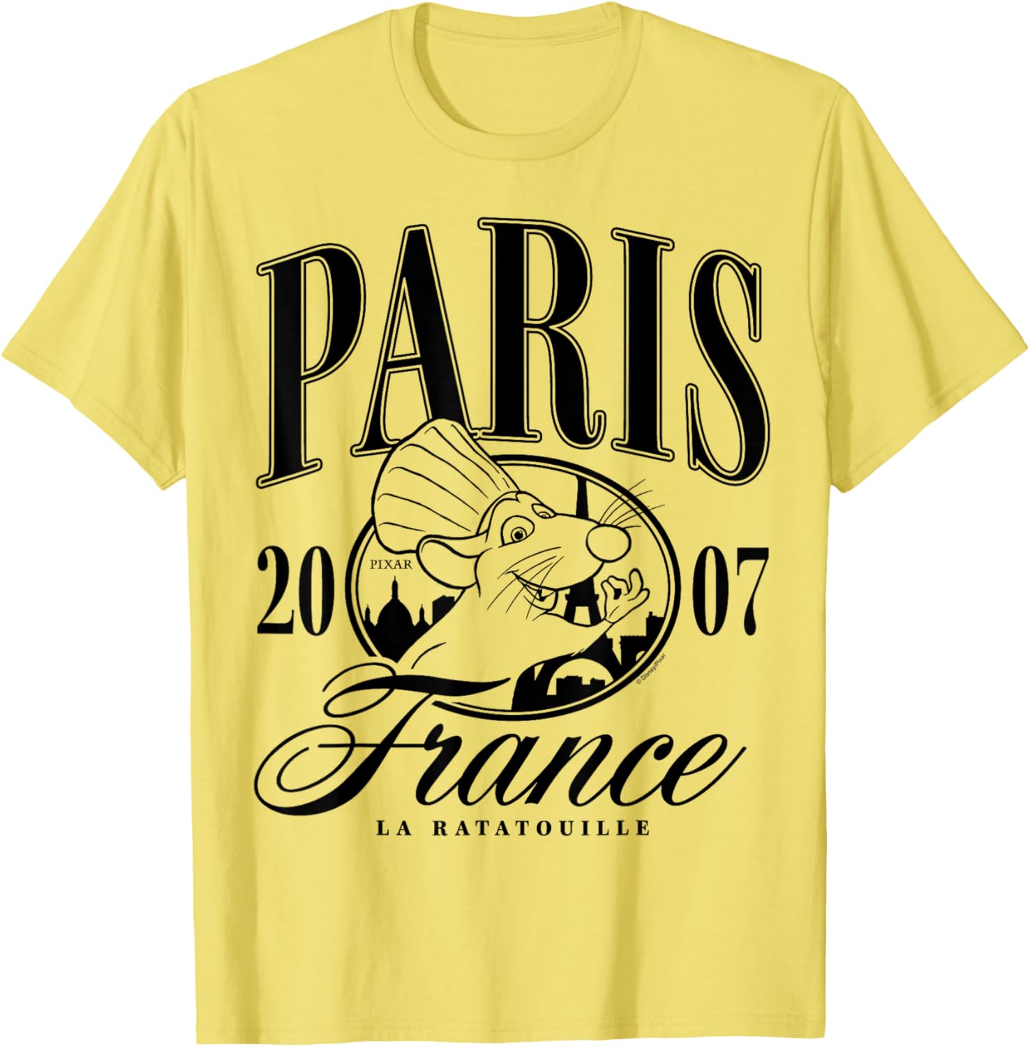 Ratatouille Paris Collegiate T-Shirt for Stylish Movie Fans - 4