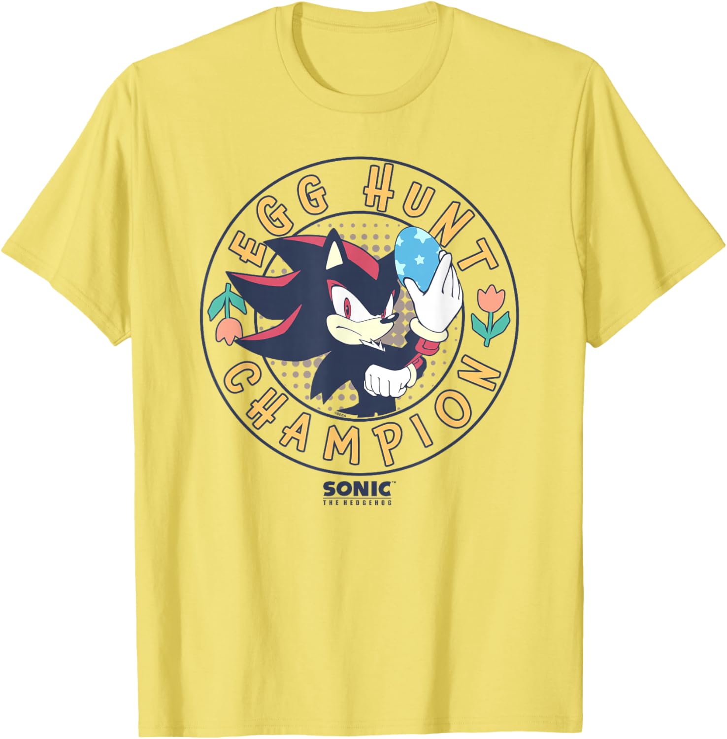 Sonic the Hedgehog Easter Shadow Egg Hunt Champion T-Shirt for Fans - 1