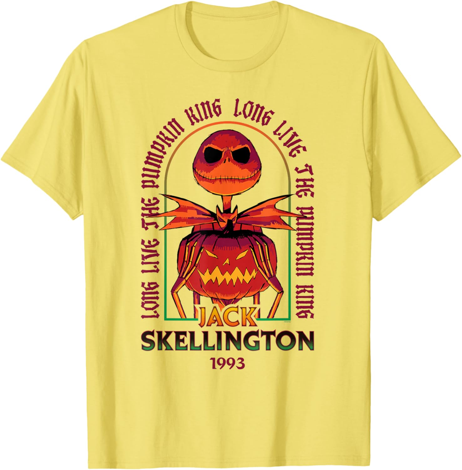 Disney Nightmare Before Christmas Jack T-Shirt 1993 for Fans and Collectors - 4