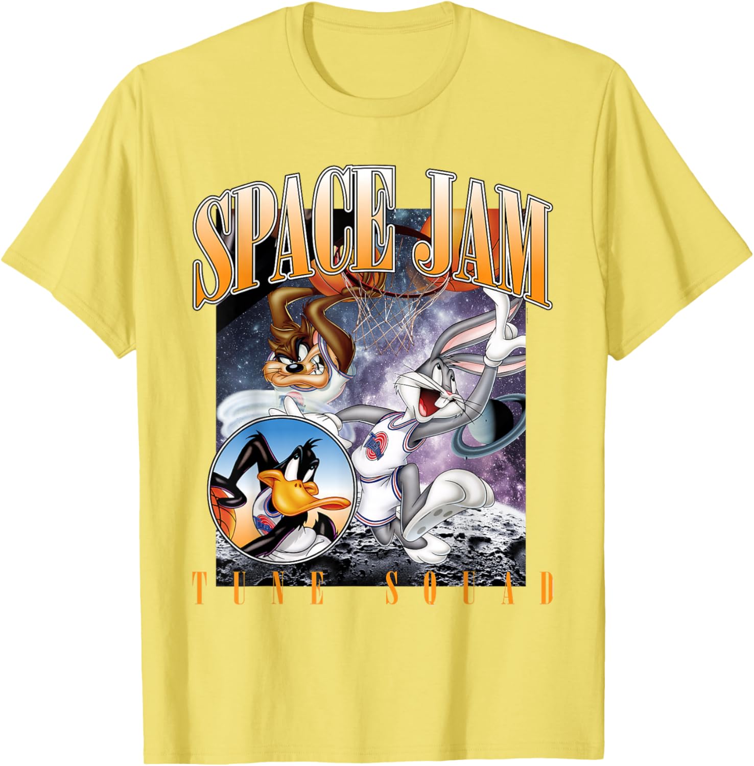 Vintage Space Jam Tune Squad T-Shirt for Fans of Classic Basketball Style - 5