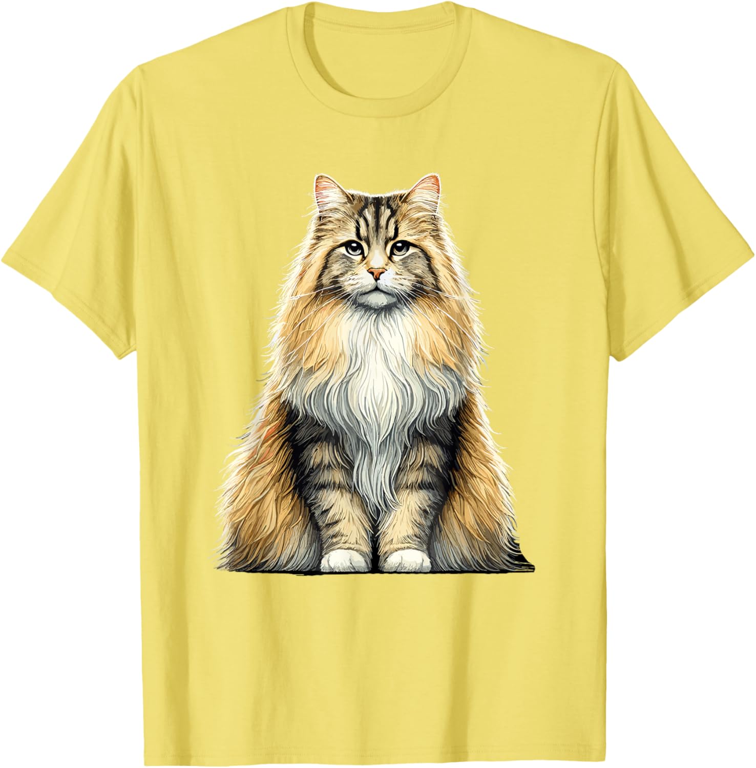 Norwegian Forest Cat T-Shirt for Cat Lovers - Cute and Comfy Design - 15